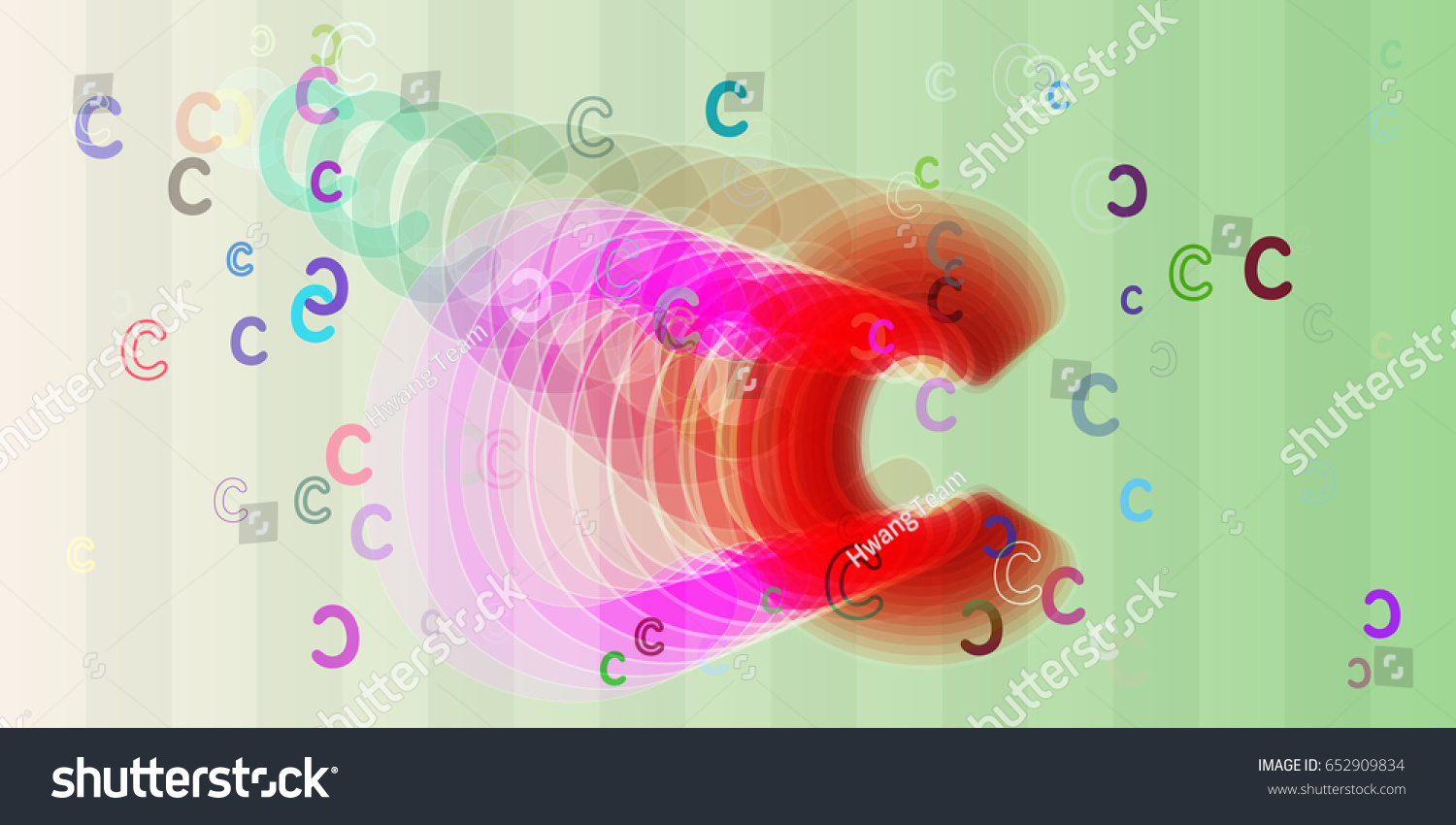 Alphabet C Design Template Stock Vector (Royalty Free) 652909834 ...