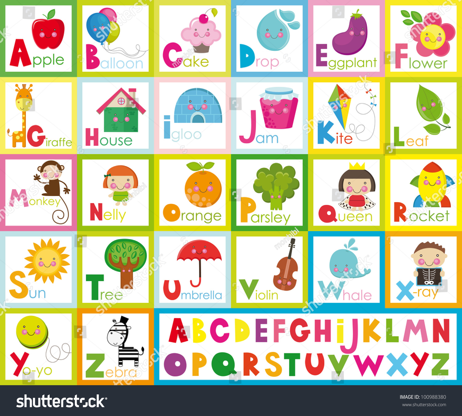 Alphabet Design. Vector Illustration - 100988380 : Shutterstock