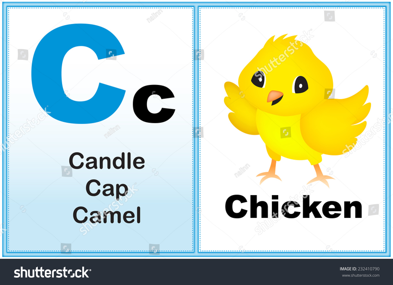 Alphabet Letter C Clipart Few Similar Stock Vector 232410790 - Shutterstock