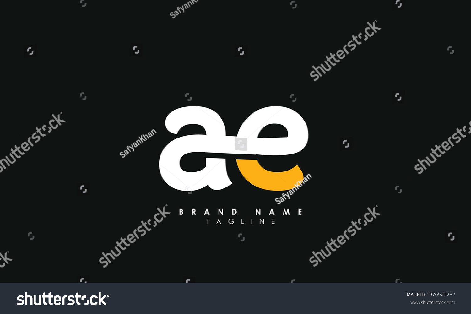 SVG of Alphabet letters Initials Monogram logo AE, EA, A and E svg