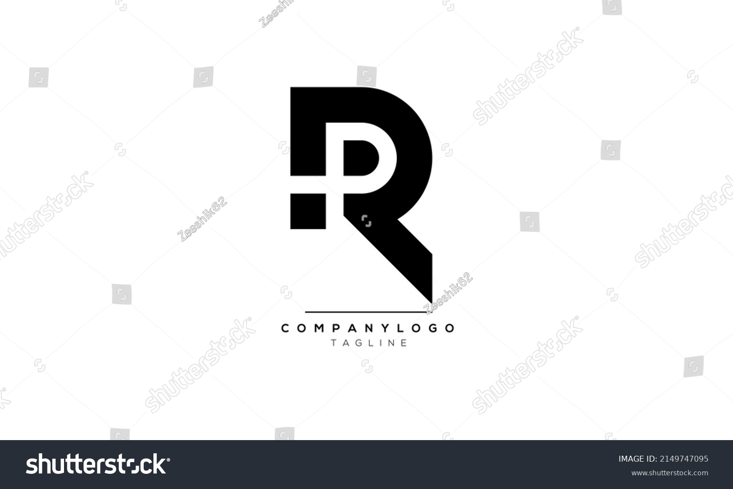 Alphabet Letters Initials Monogram Logo Dr Stock Vector (Royalty Free ...