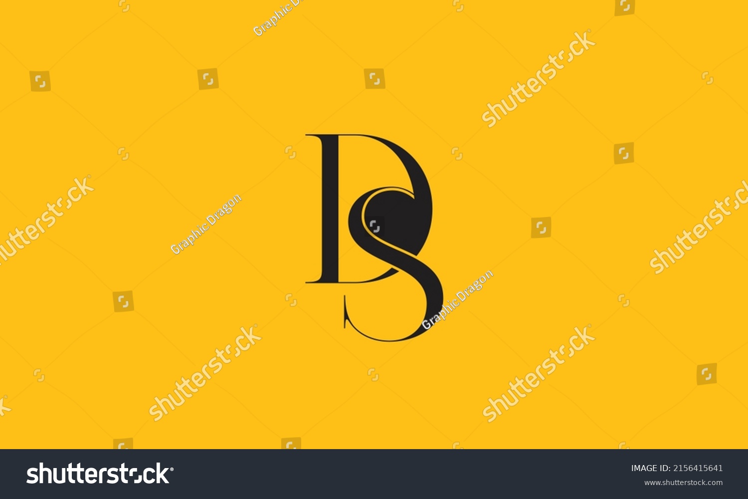 Alphabet Letters Initials Monogram Logo Ds Stock Vector (Royalty Free ...