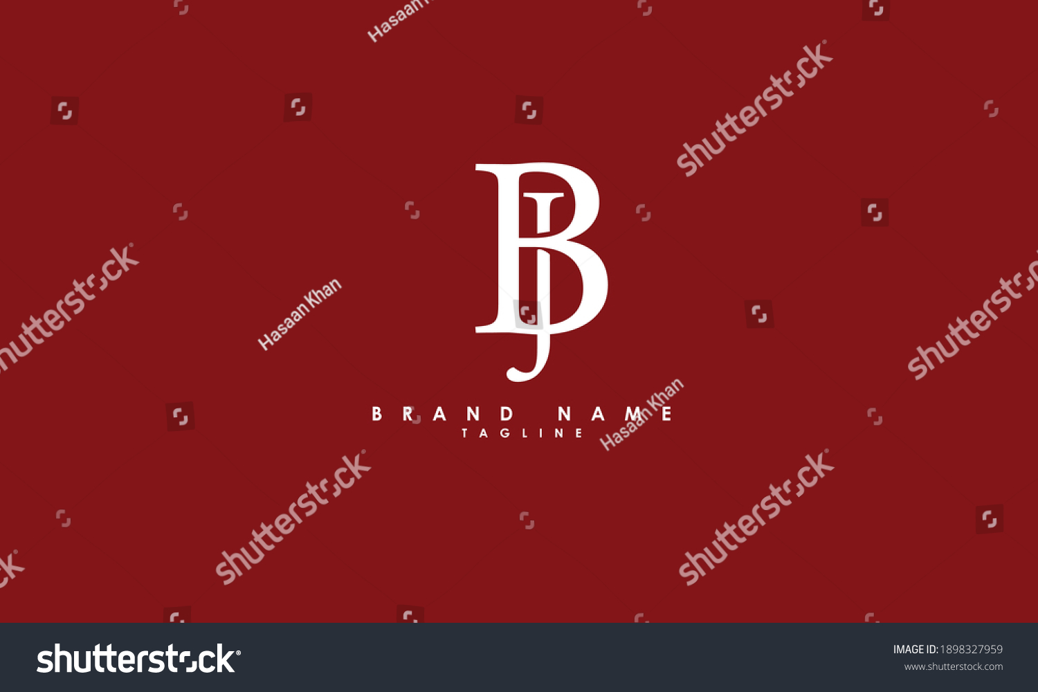 Alphabet Letters Initials Monogram Logo Jb Stock Vector (Royalty Free ...