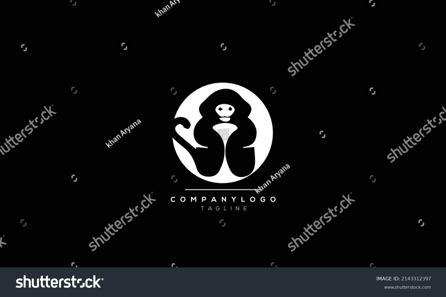 Alphabet Letters Initials Monogram Logo Monkey Stock Vector (Royalty ...