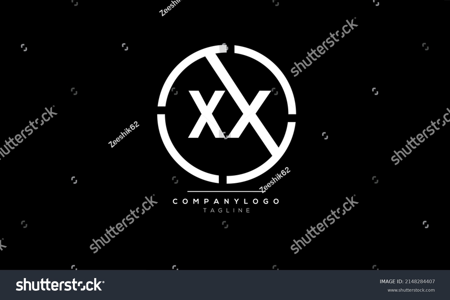 Alphabet Letters Initials Monogram Logo Xx Stock Vector (Royalty Free ...