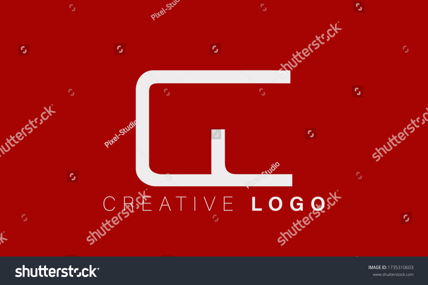 Alphabet Letters Logo Gcgcc G Stock Vector (Royalty Free) 1735310603 ...