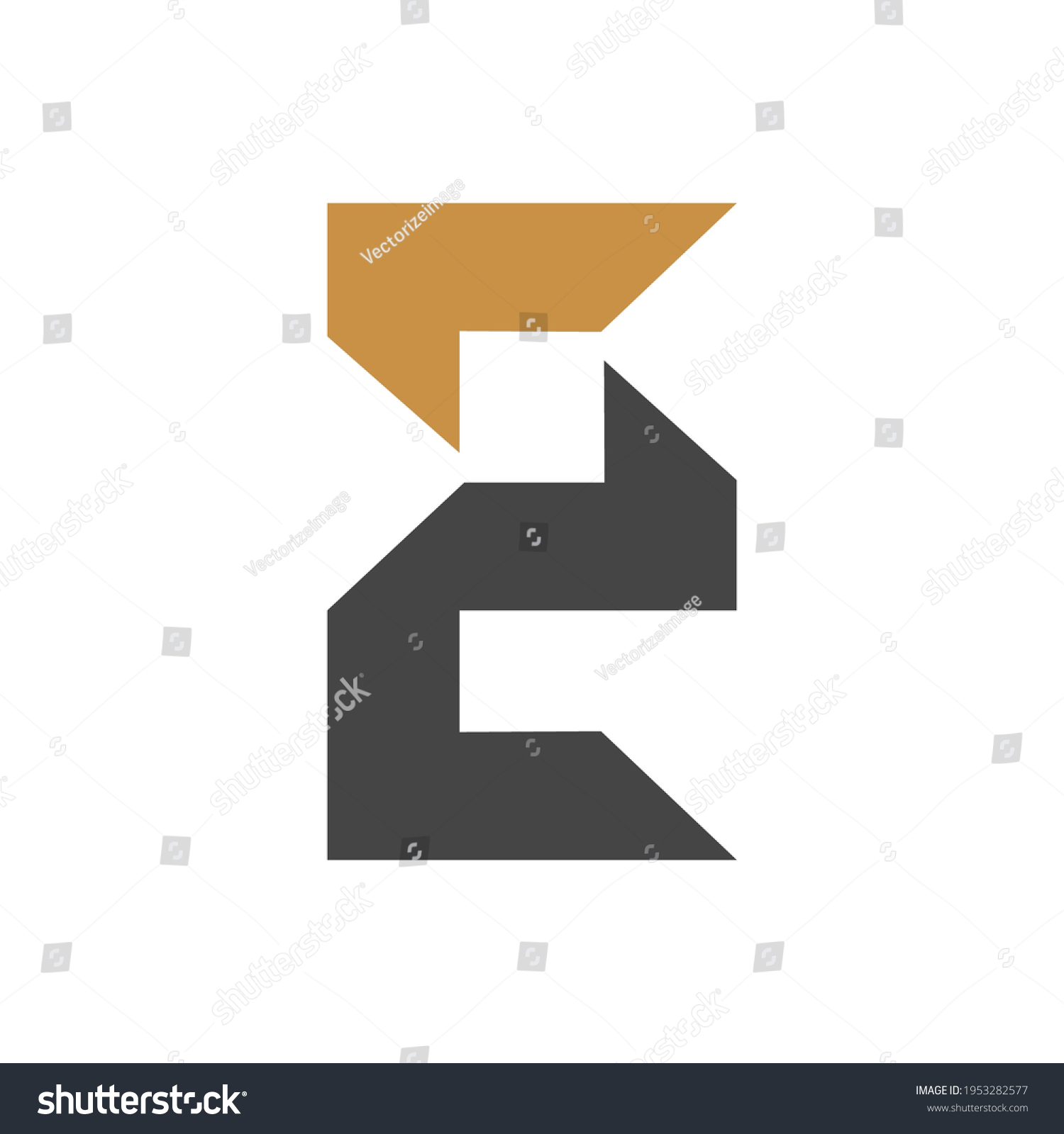 Alphabet Letters Monogram Icon Logo Sl Stock Vector Royalty Free Shutterstock