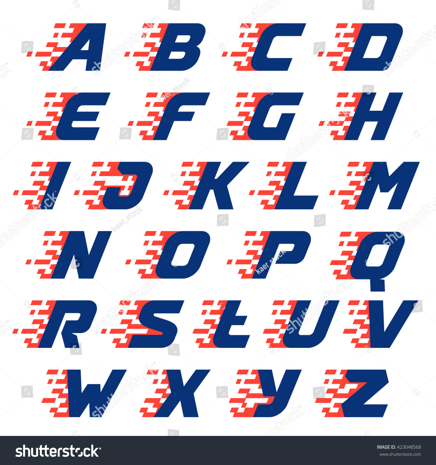 vector shirt race t Checkered Abstract Stock Alphabet Flag Vector Design