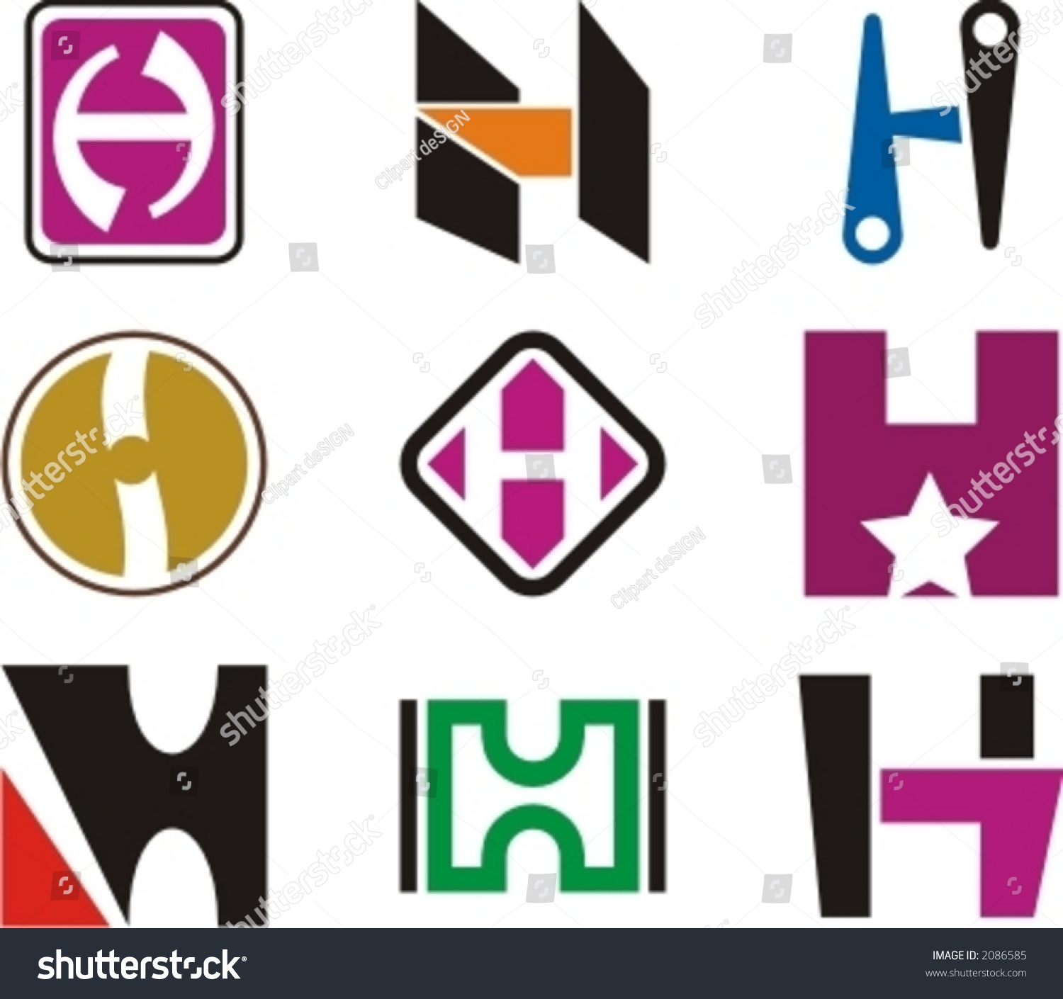 Alphabetical Design Concepts. Letter H. Check My Portfolio For More Of ...