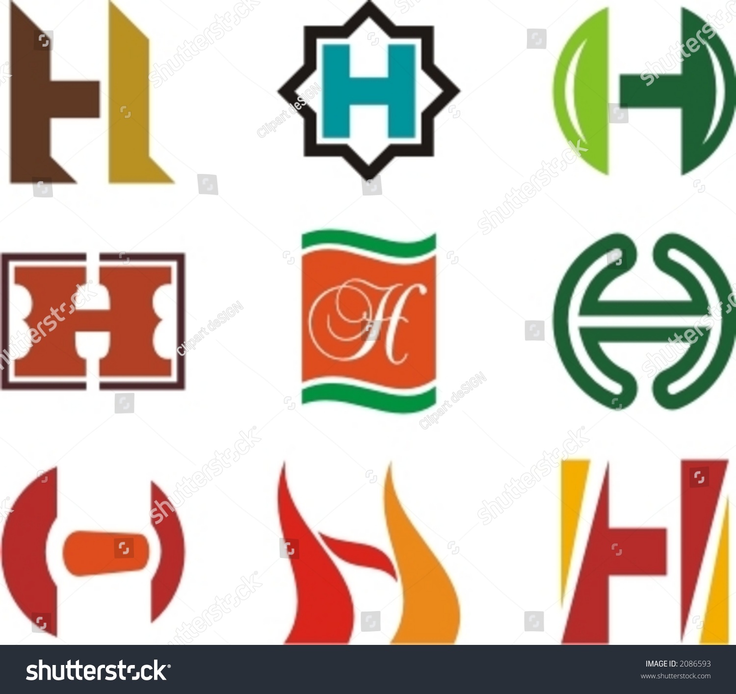 Alphabetical Logo Design Concepts. Letter H. Check My Portfolio For ...