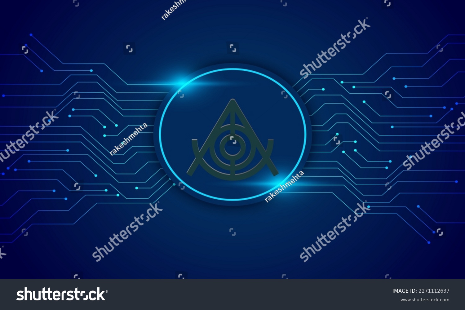SVG of Aluna.social ALN token  logo with crypto currency themed circle background design.Aluna.social ALN currency vector illustration blockchain technology concept  svg