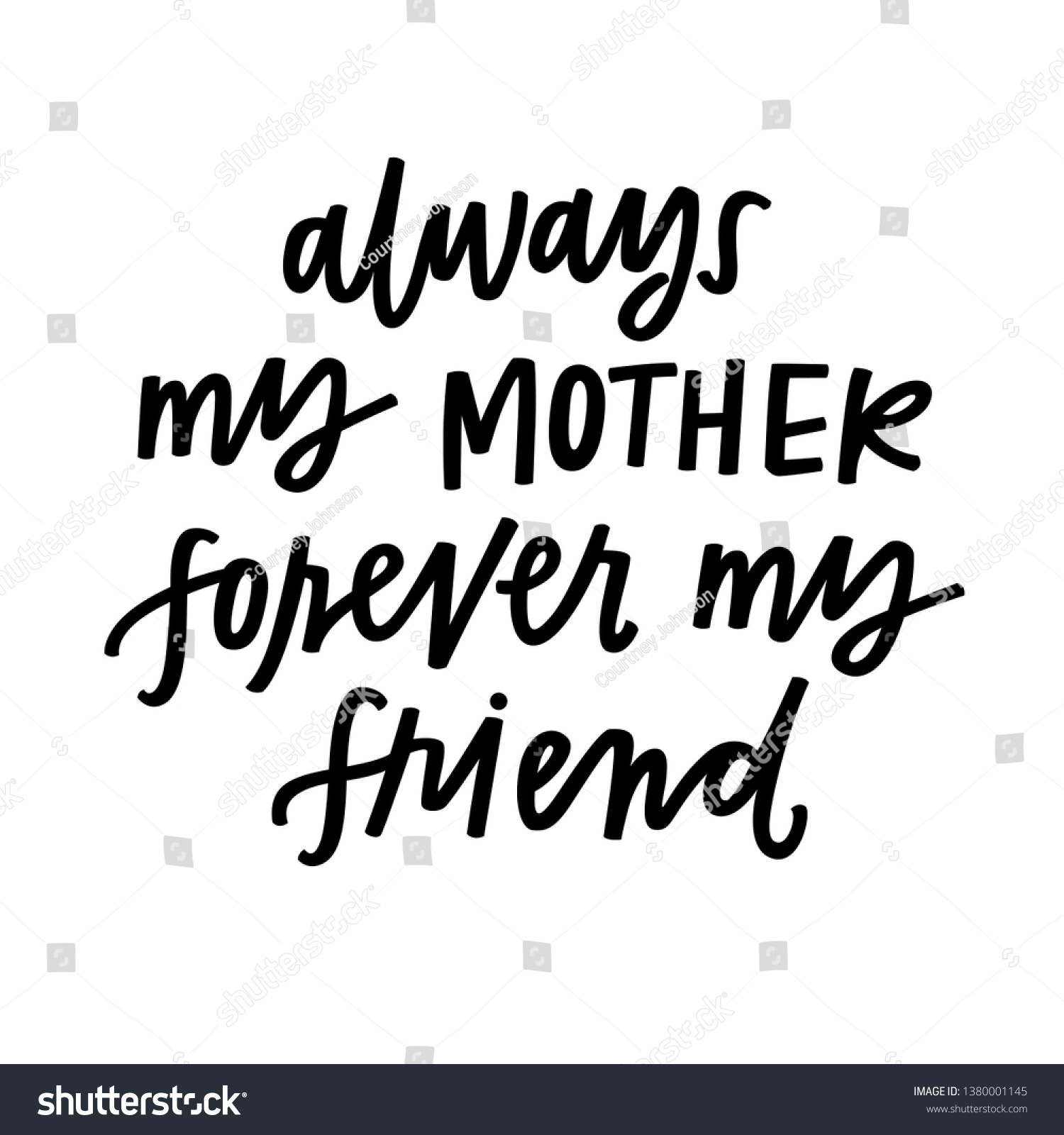 forever my mum always my friend