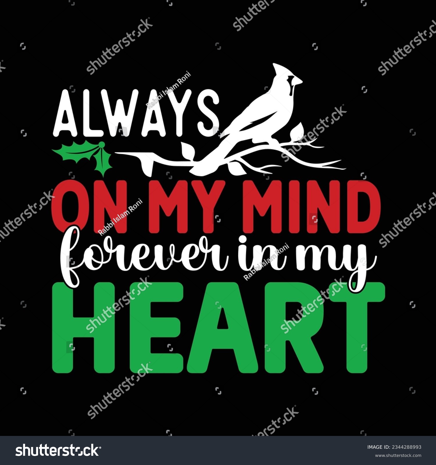 SVG of Always on My Mind Forever in My Heart  Vector file svg