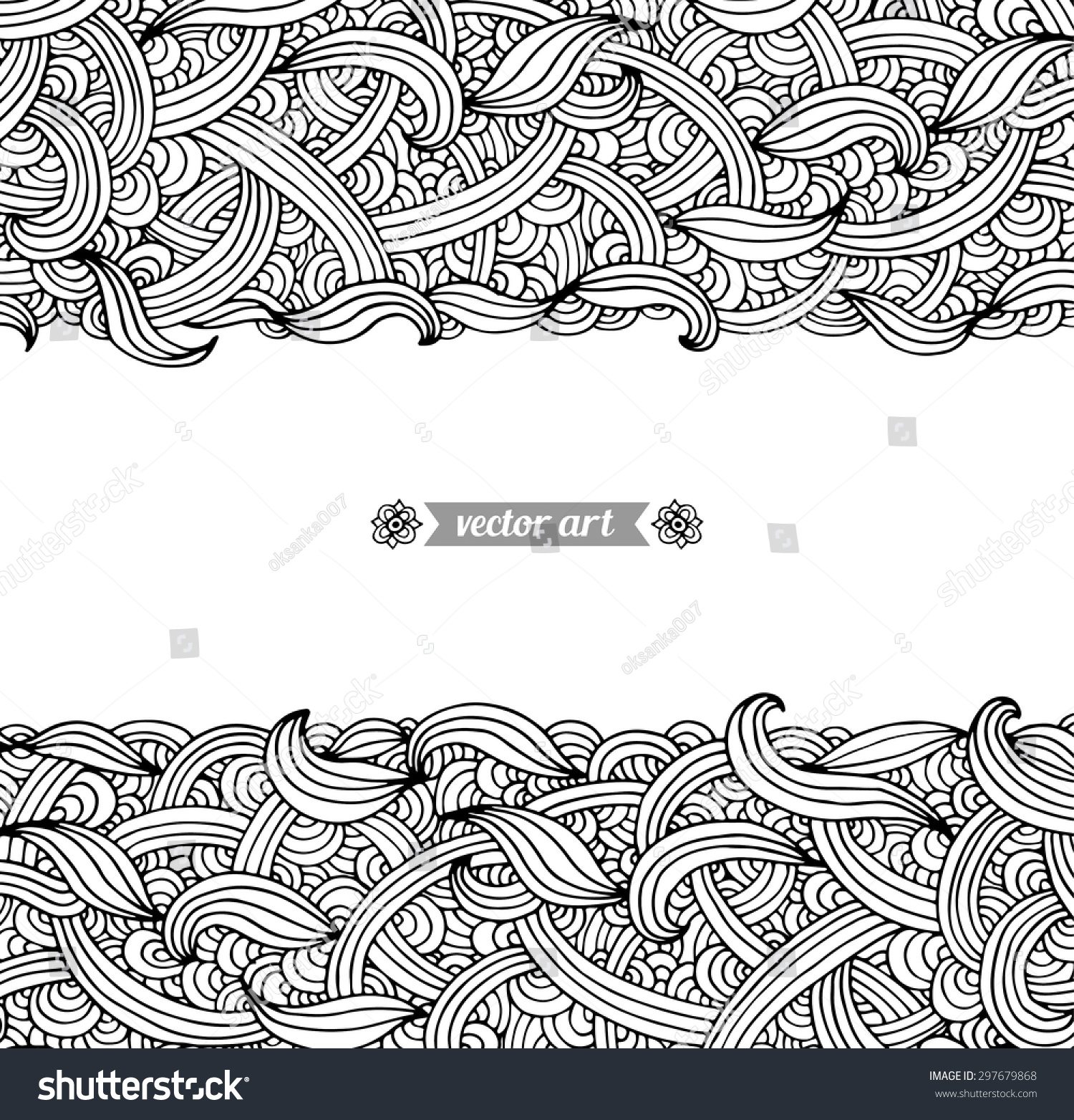 Amazing Wonderland Doodle Art Vector Creative Stock Vector Royalty