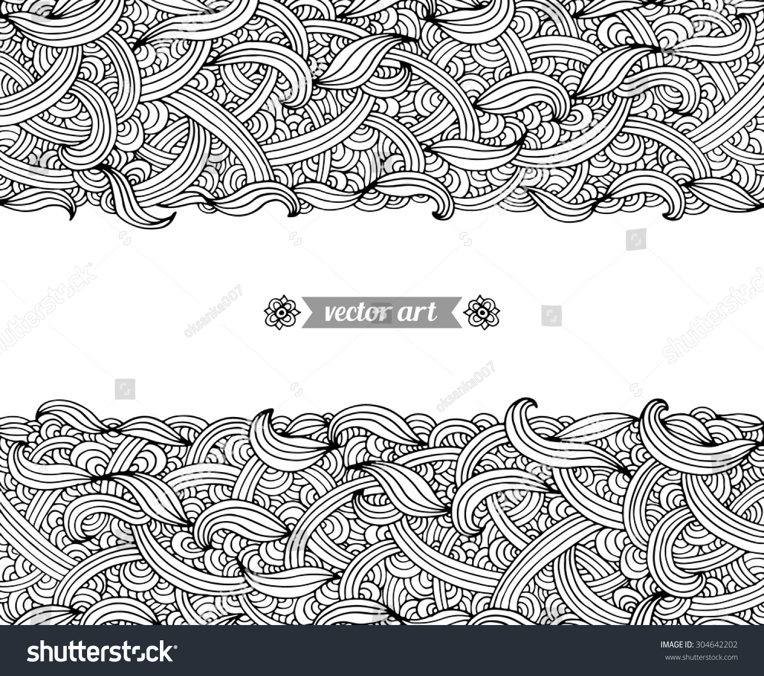 Amazing Wonderland Doodle Art Vector Creative Stock Vector Royalty