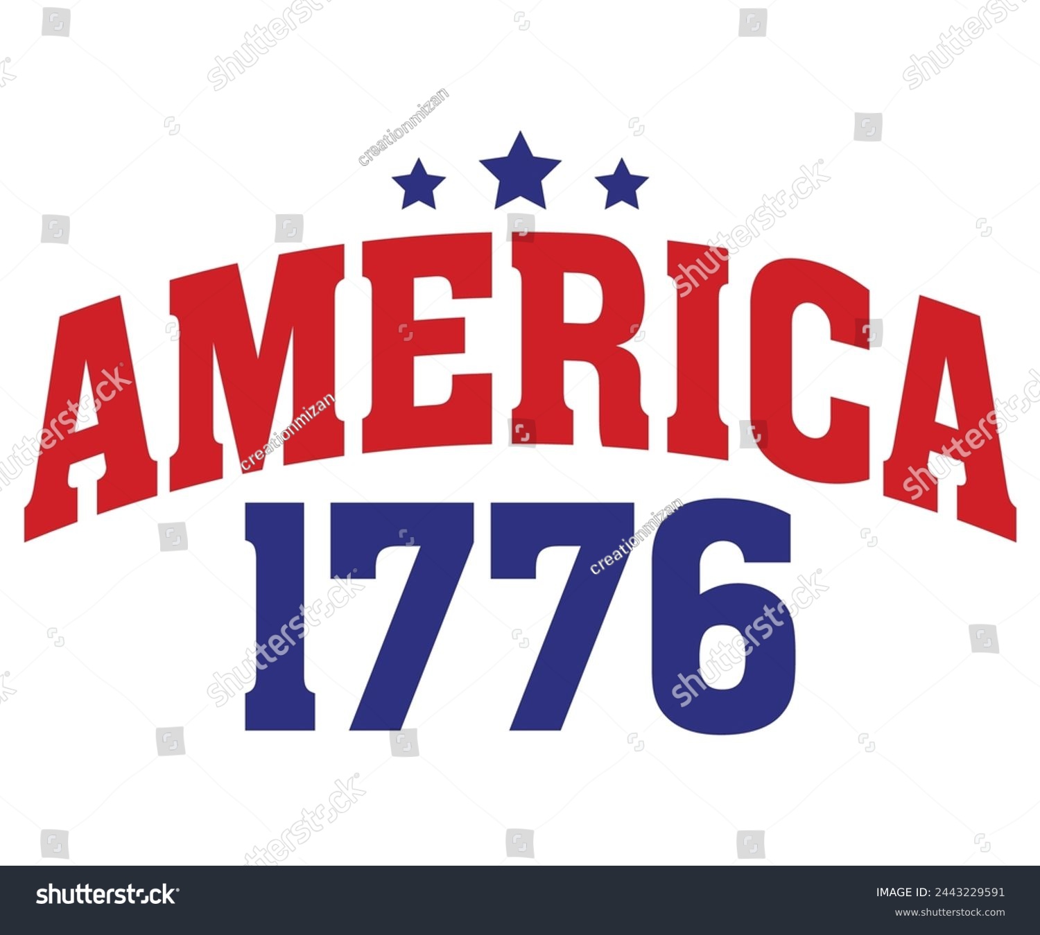 SVG of America 1776 Svg,4th of July,America Day,independence Day,Patriotic, T-shirt svg