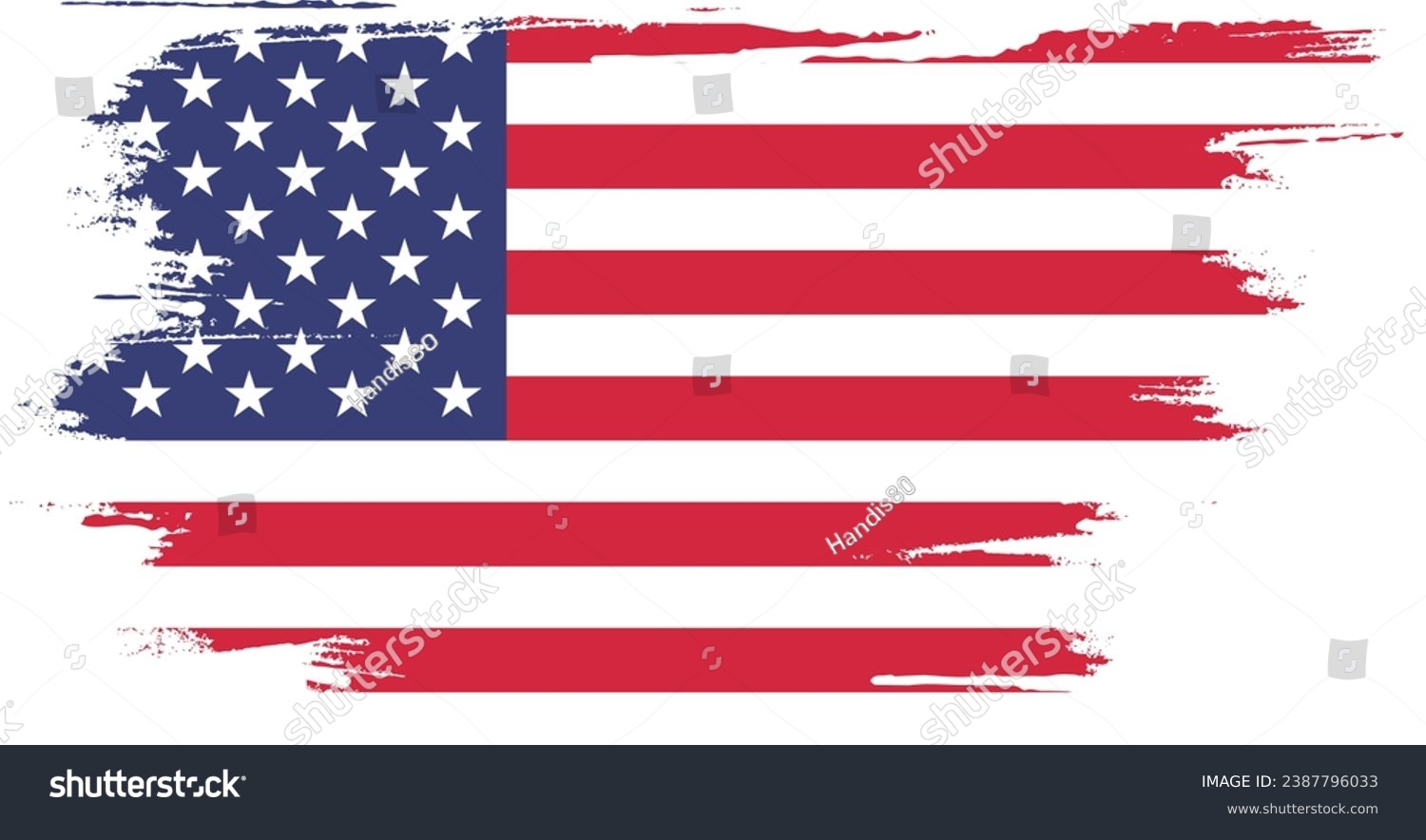 SVG of american flag brush vector design svg