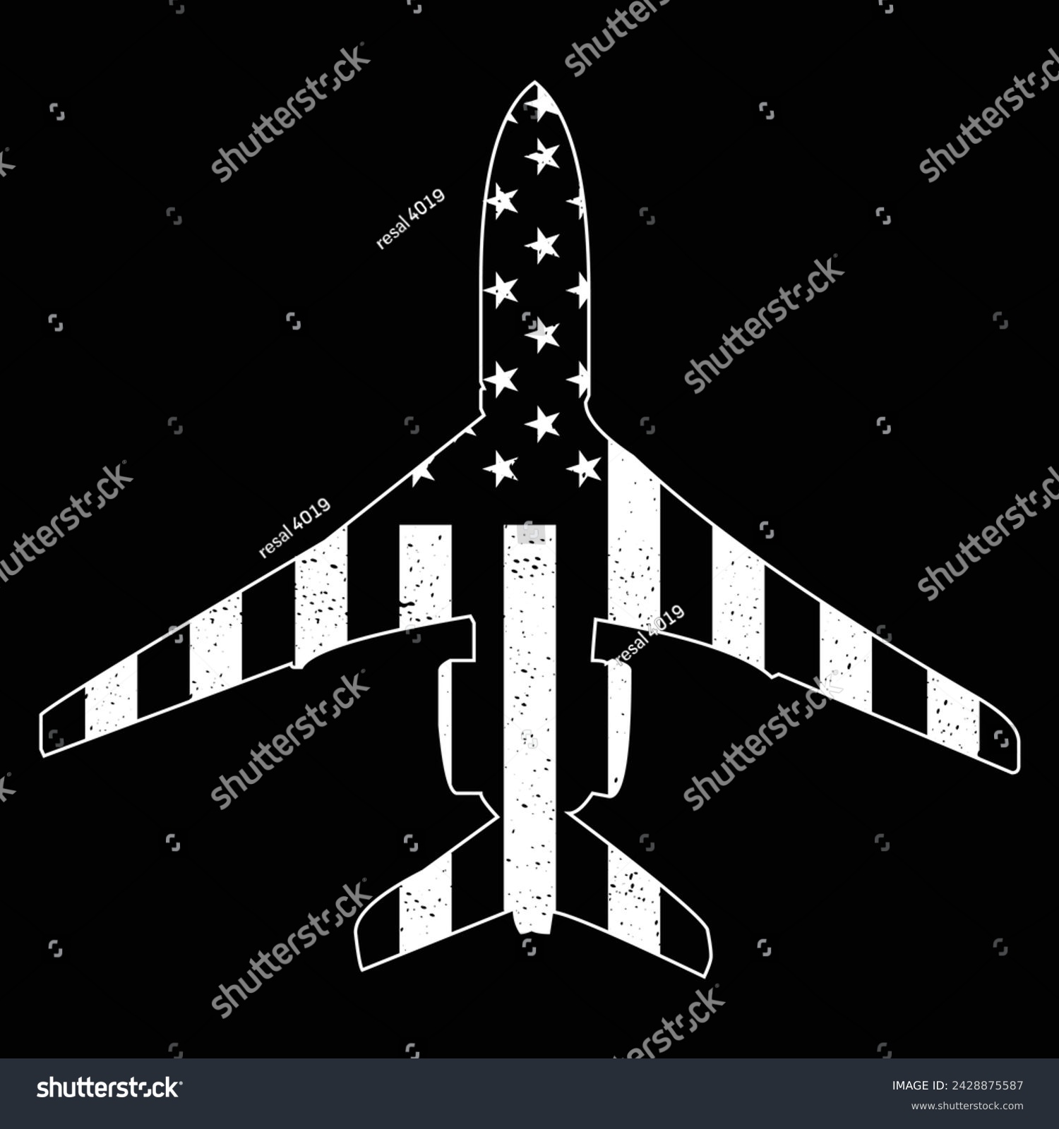 SVG of American Flag, Distressed US Flag,Air Force Cut File,Military svg,United States Air Force,Silhouette for Air Force Lovers svg