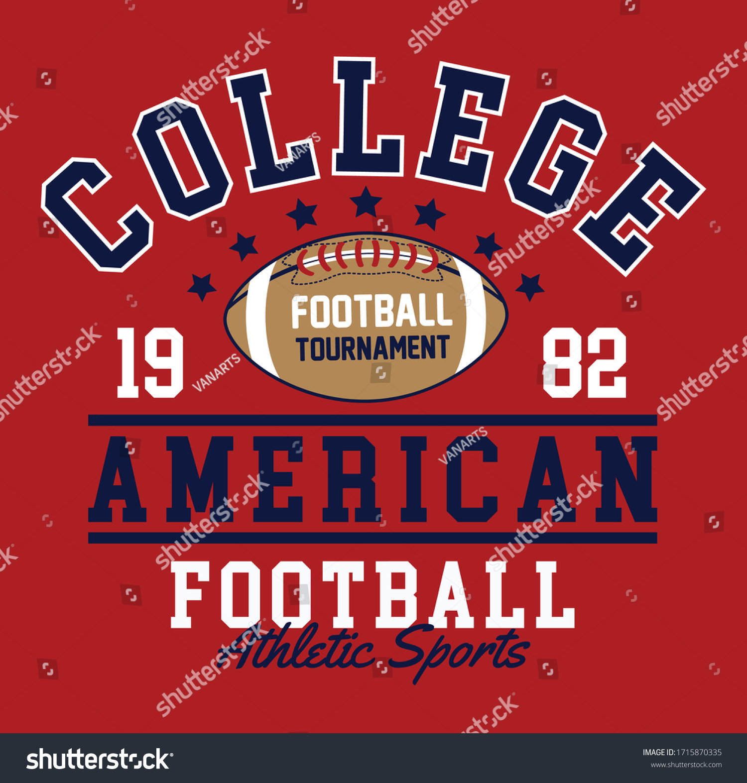 football graphic tees