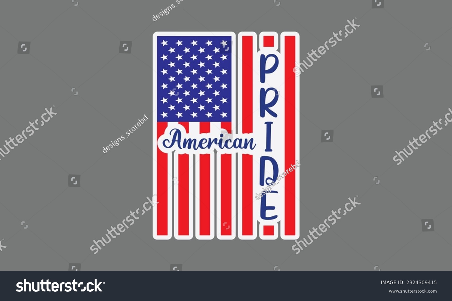 SVG of American pride svg, 4th of July svg, Patriotic , Happy 4th Of July, America shirt , Fourth of July sticker, independence day usa memorial day typography tshirt design vector file svg
