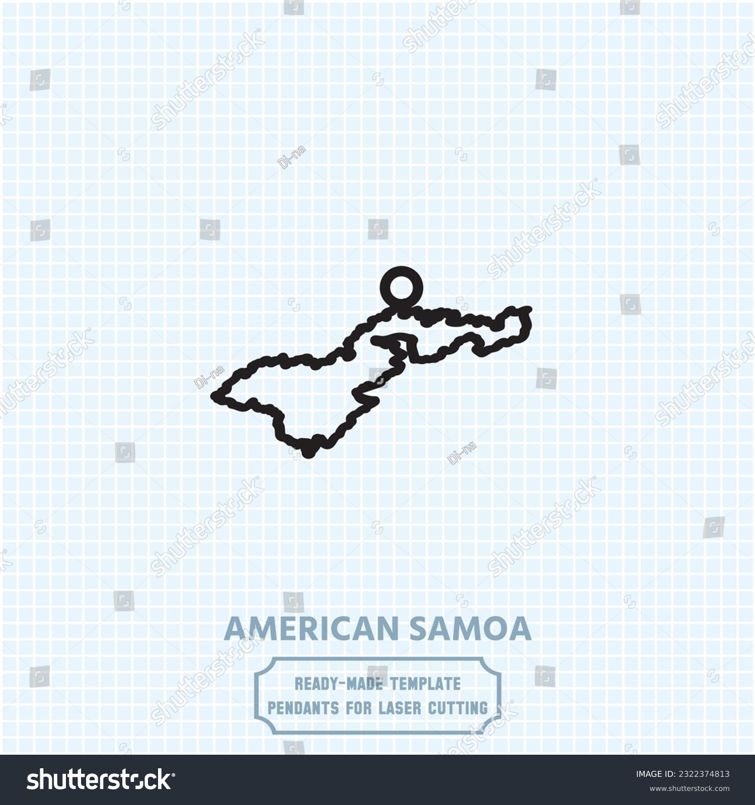 SVG of American Samoa in your heart, Indiana on your pendant. Our laser-cut metal template captures the essence of Samoan beauty. Unleash your creativity and craft a unique accessory that speaks volumes. svg