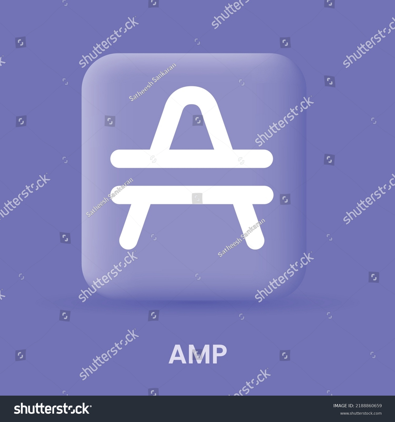 SVG of Amp (AMP) crypto currency logo symbol vector illustration svg
