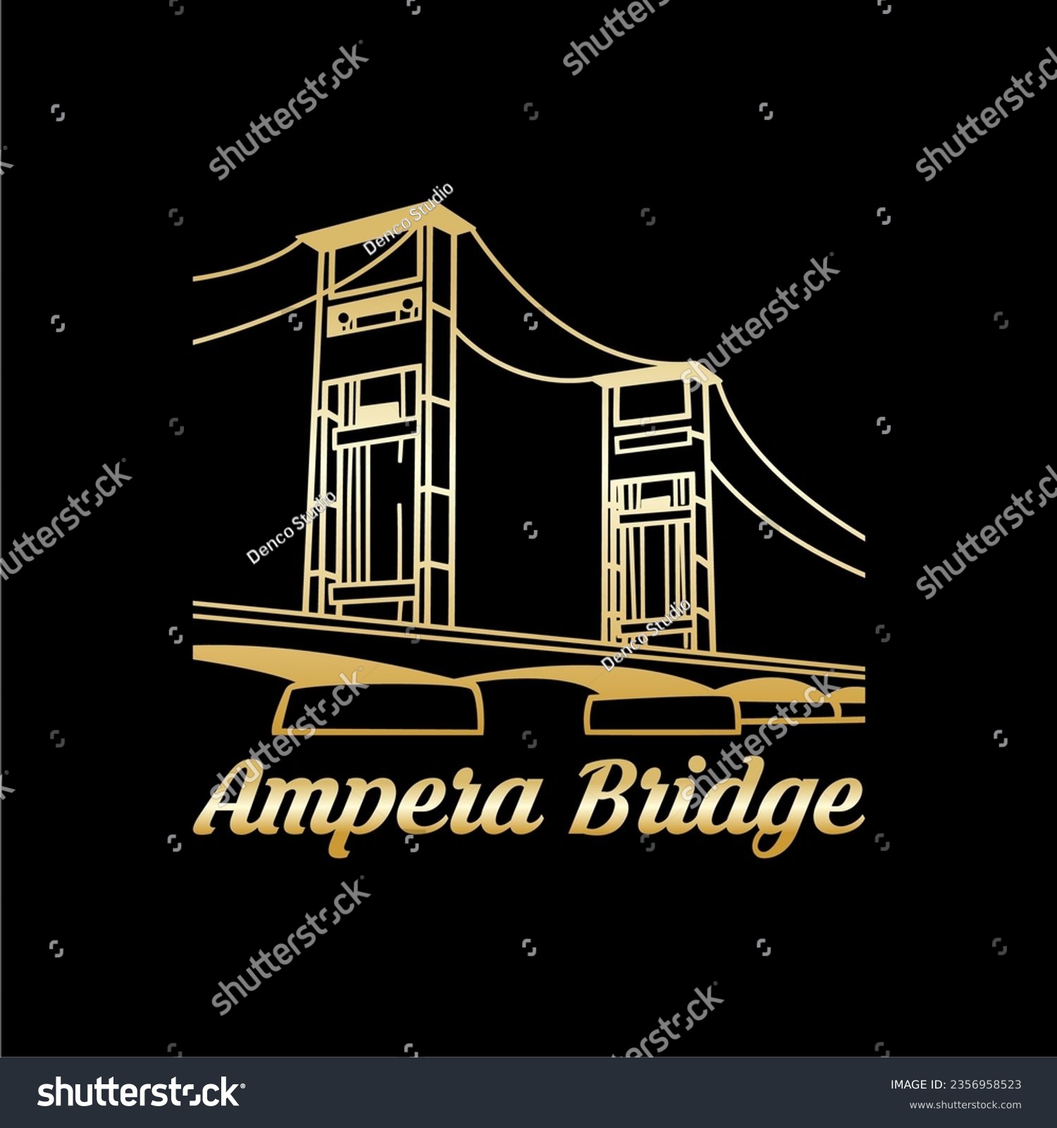 SVG of Ampera Bridge Logo Palembang City, Indonesia.
Vector symbol illustration design
vintage buildings svg