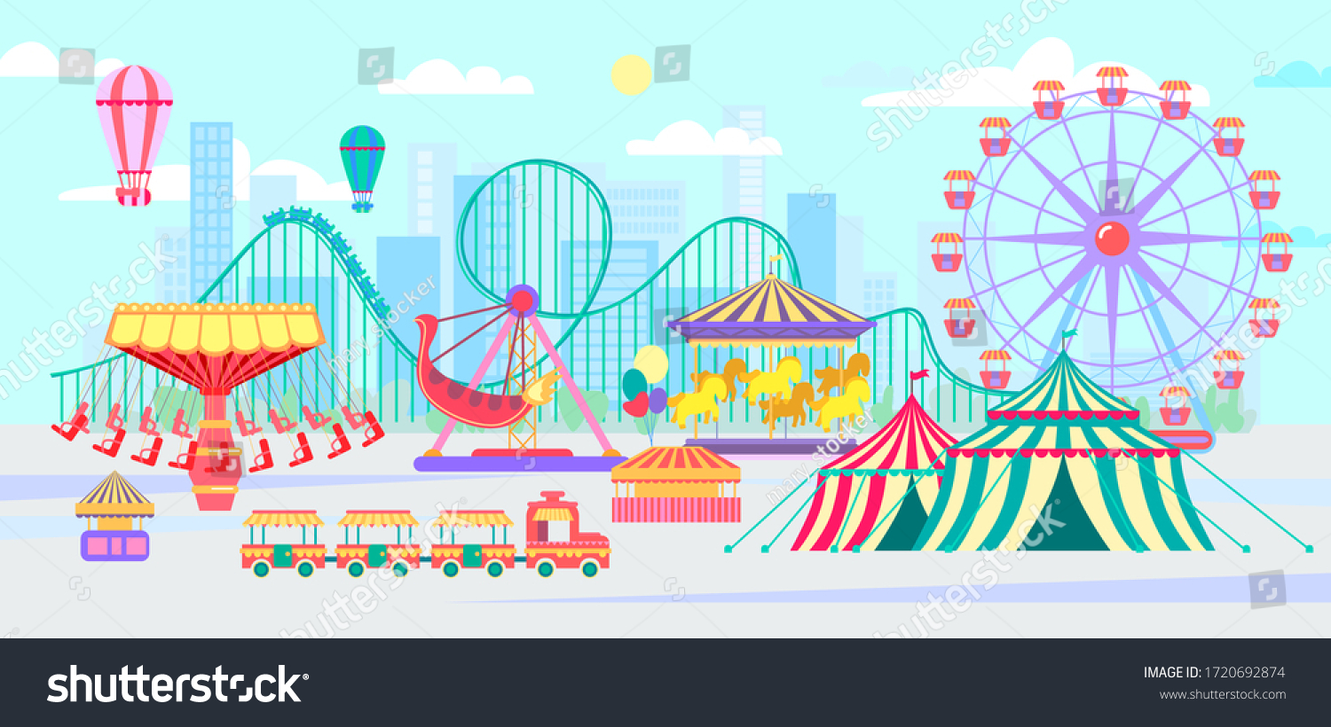 61,844 Kids playing amusement park Images, Stock Photos & Vectors ...