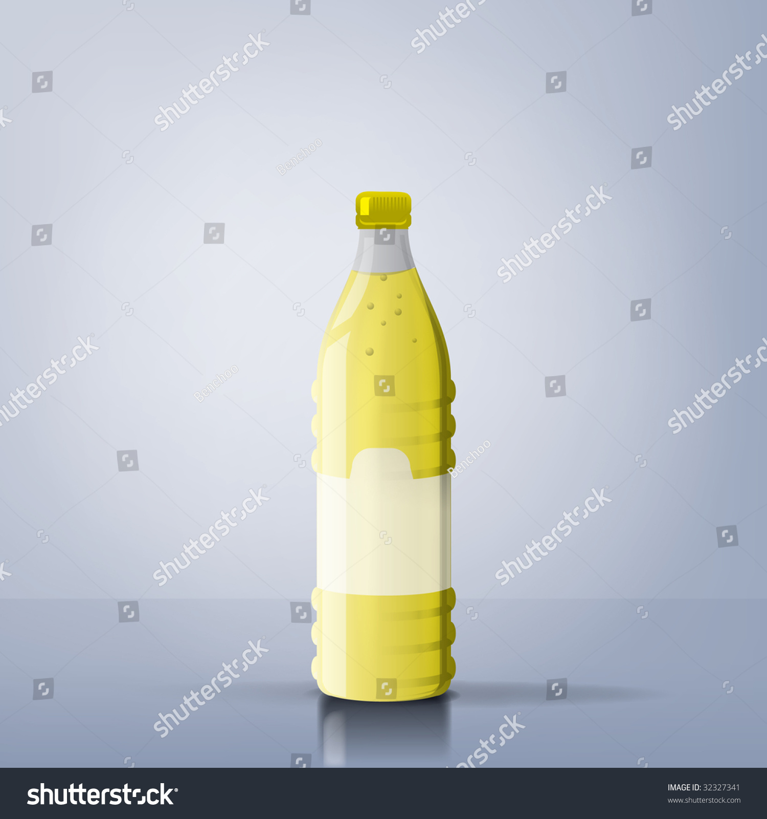 Download Illustration Yellow Juice Bottle Reflexions Stock Vector Royalty Free 32327341 PSD Mockup Templates