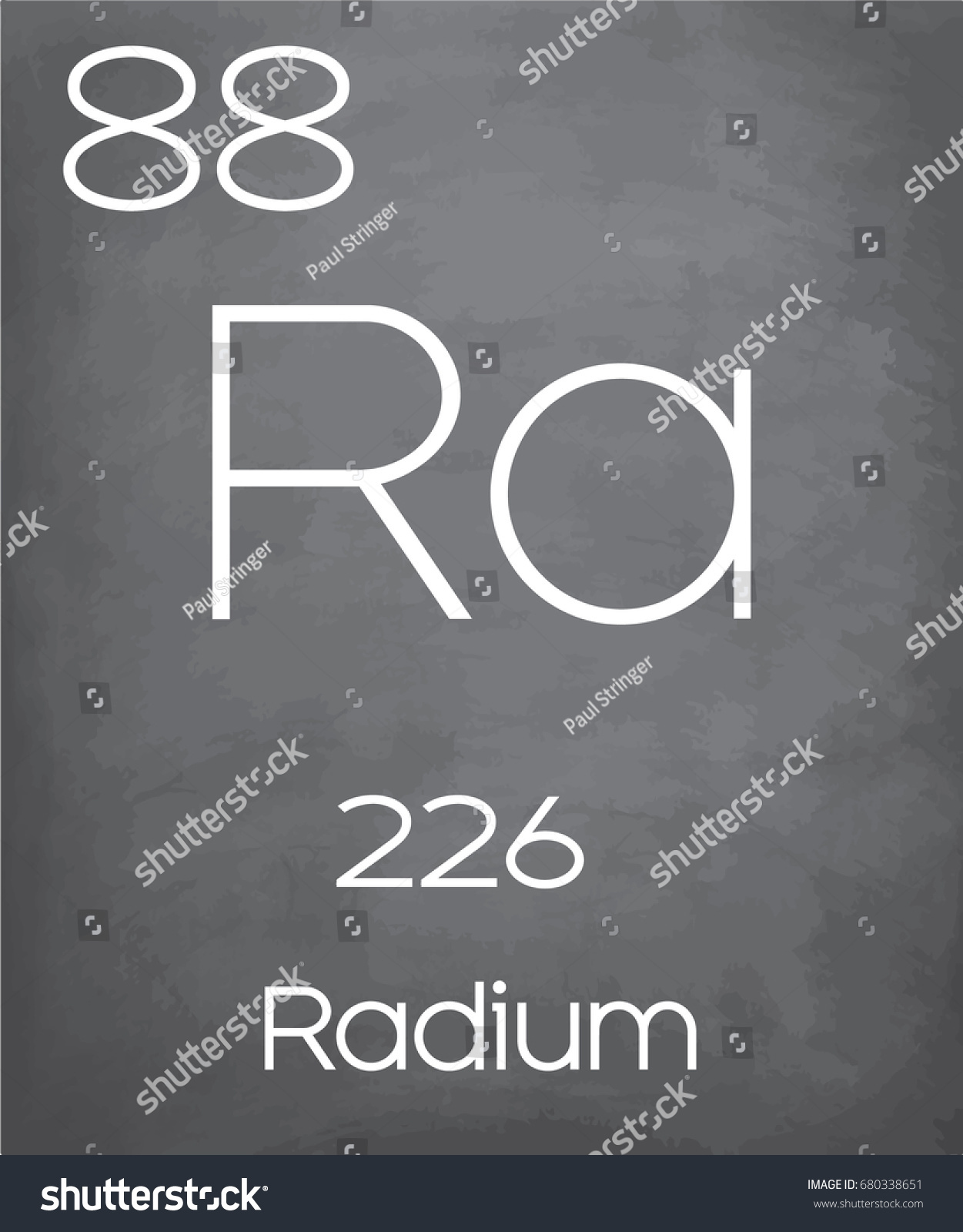 Illustration Periodic Element Radium Stock Vector (Royalty Free ...