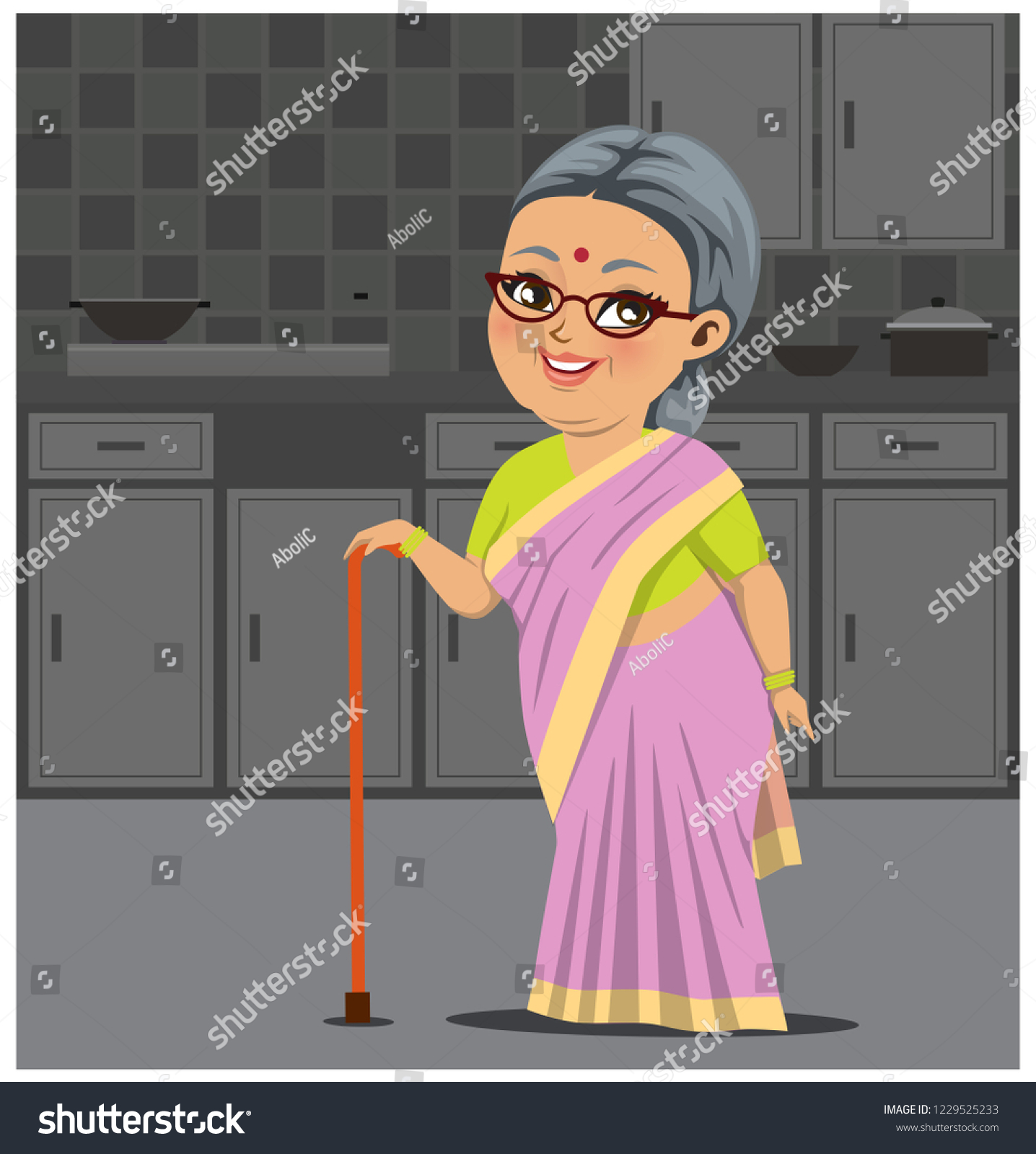 Old Indian Granny