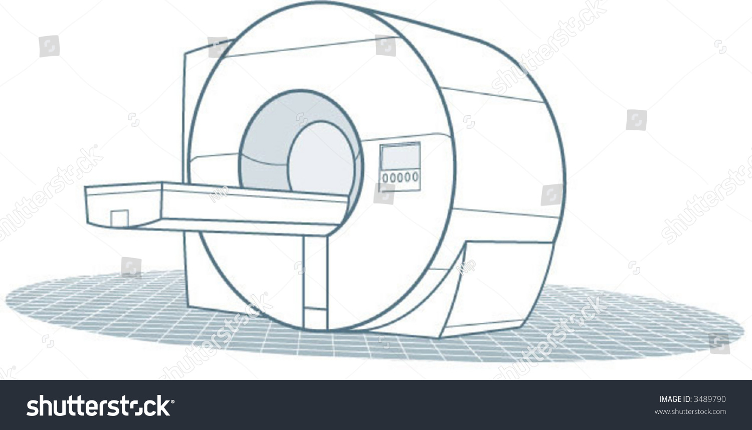 SVG of An MRI machine svg