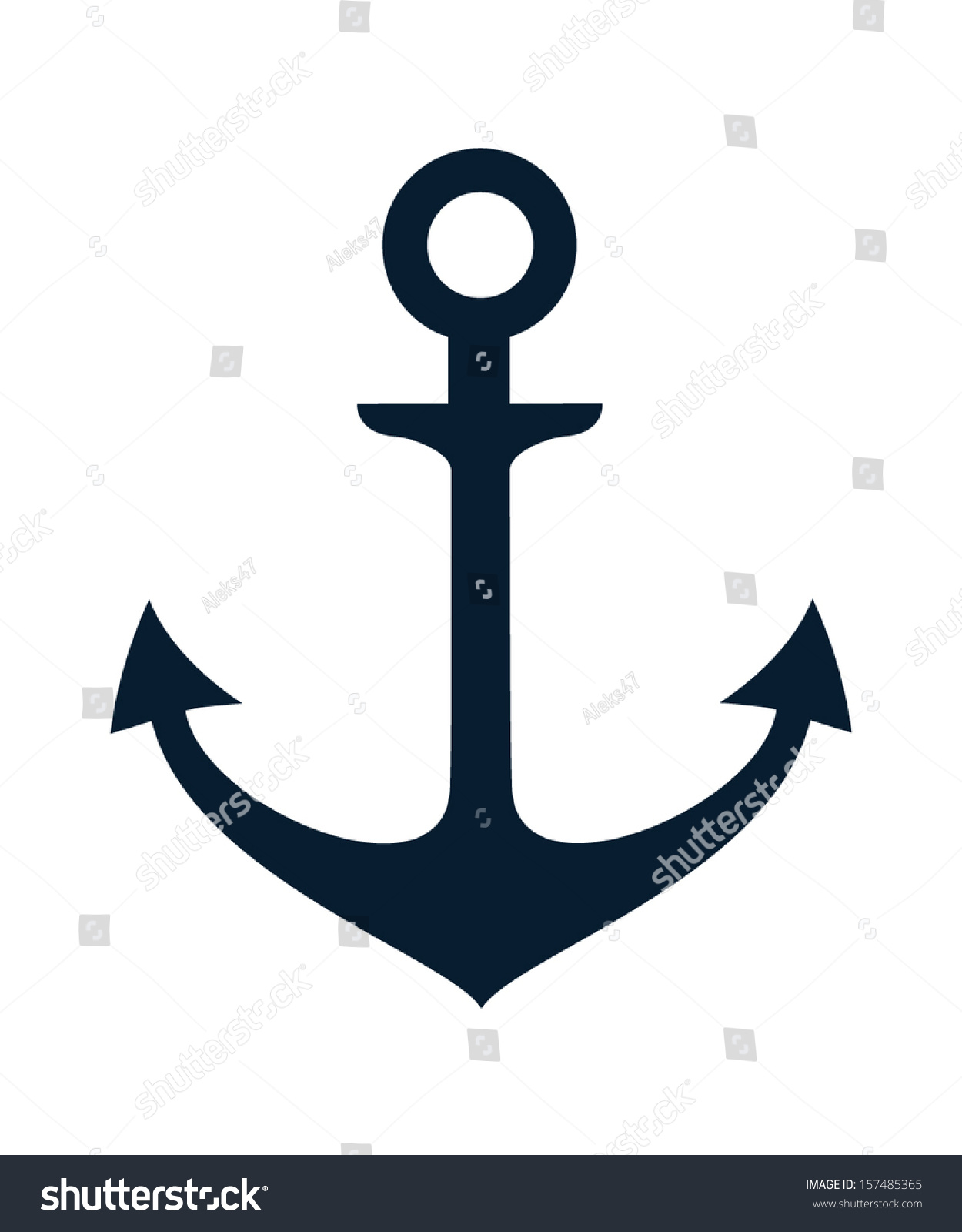 SVG of Anchor black icon svg