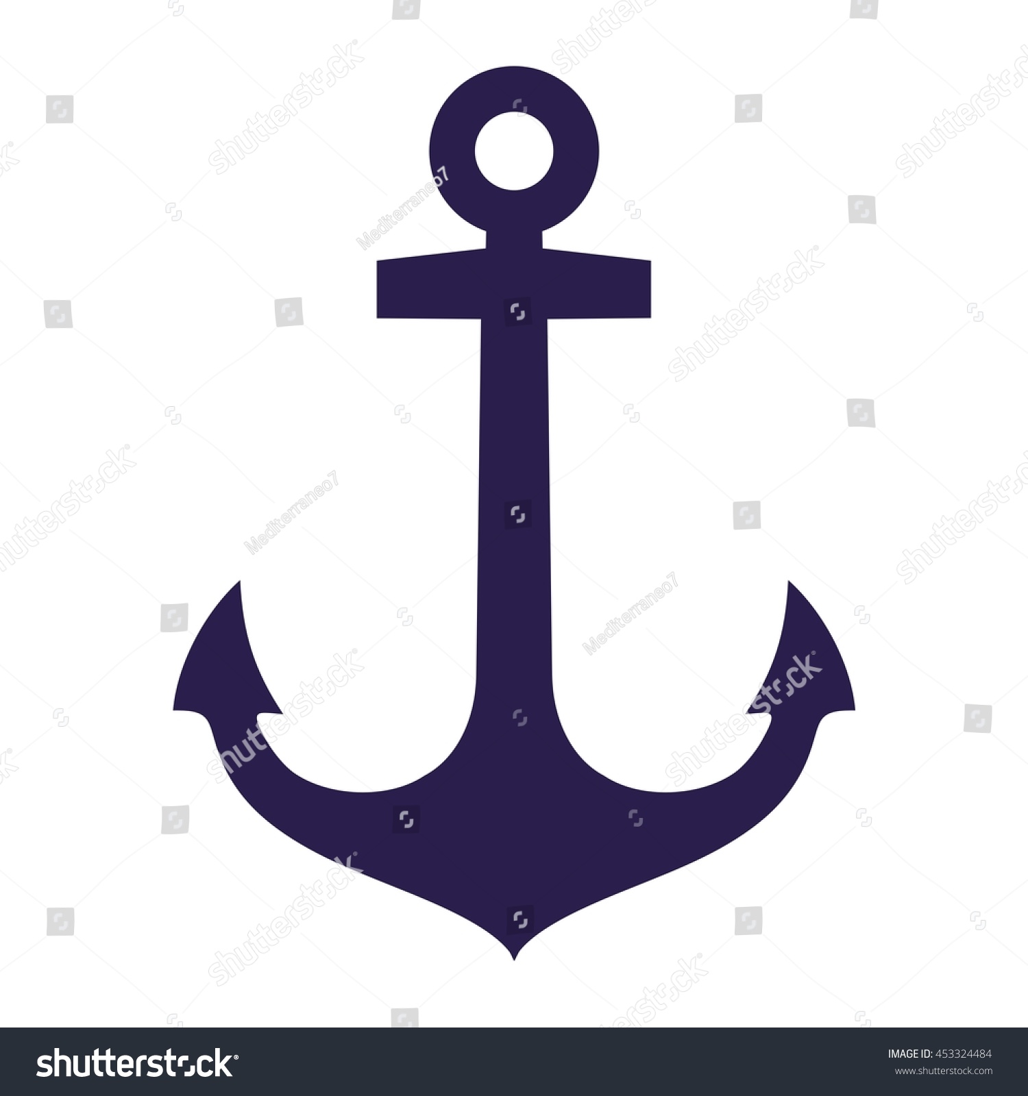 SVG of Anchor icon, vector image svg