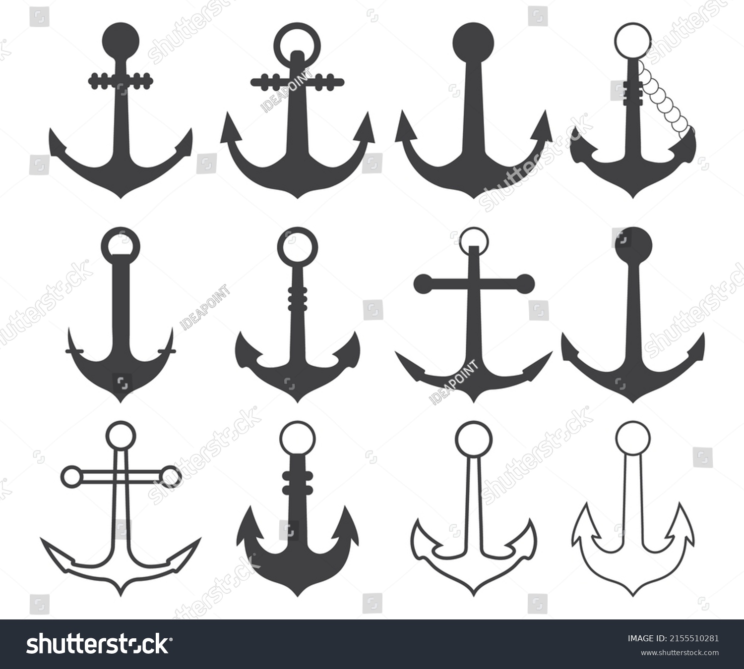 SVG of Anchor SVG, Anchor Vector, Silhouette svg
