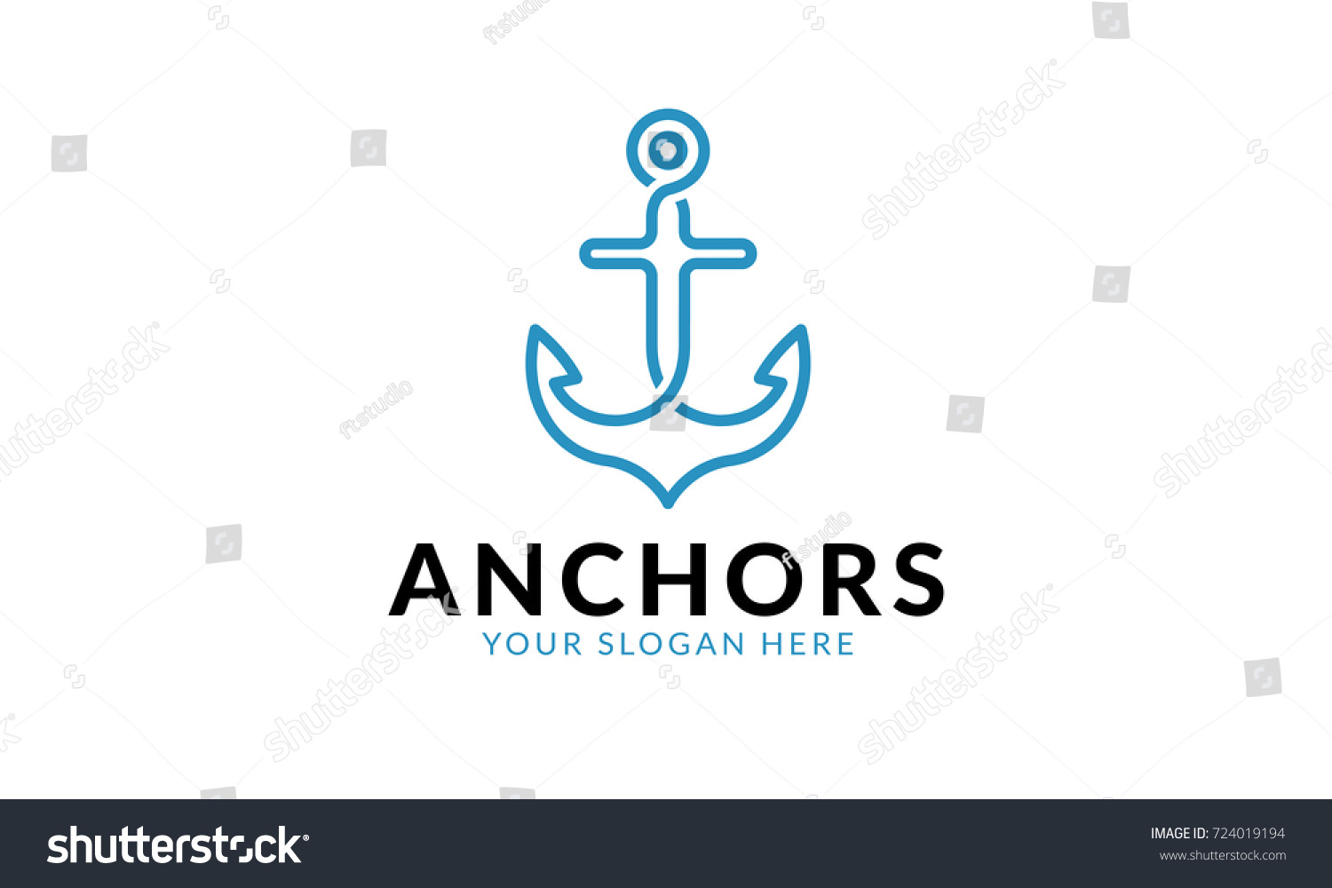 SVG of Anchors logo svg