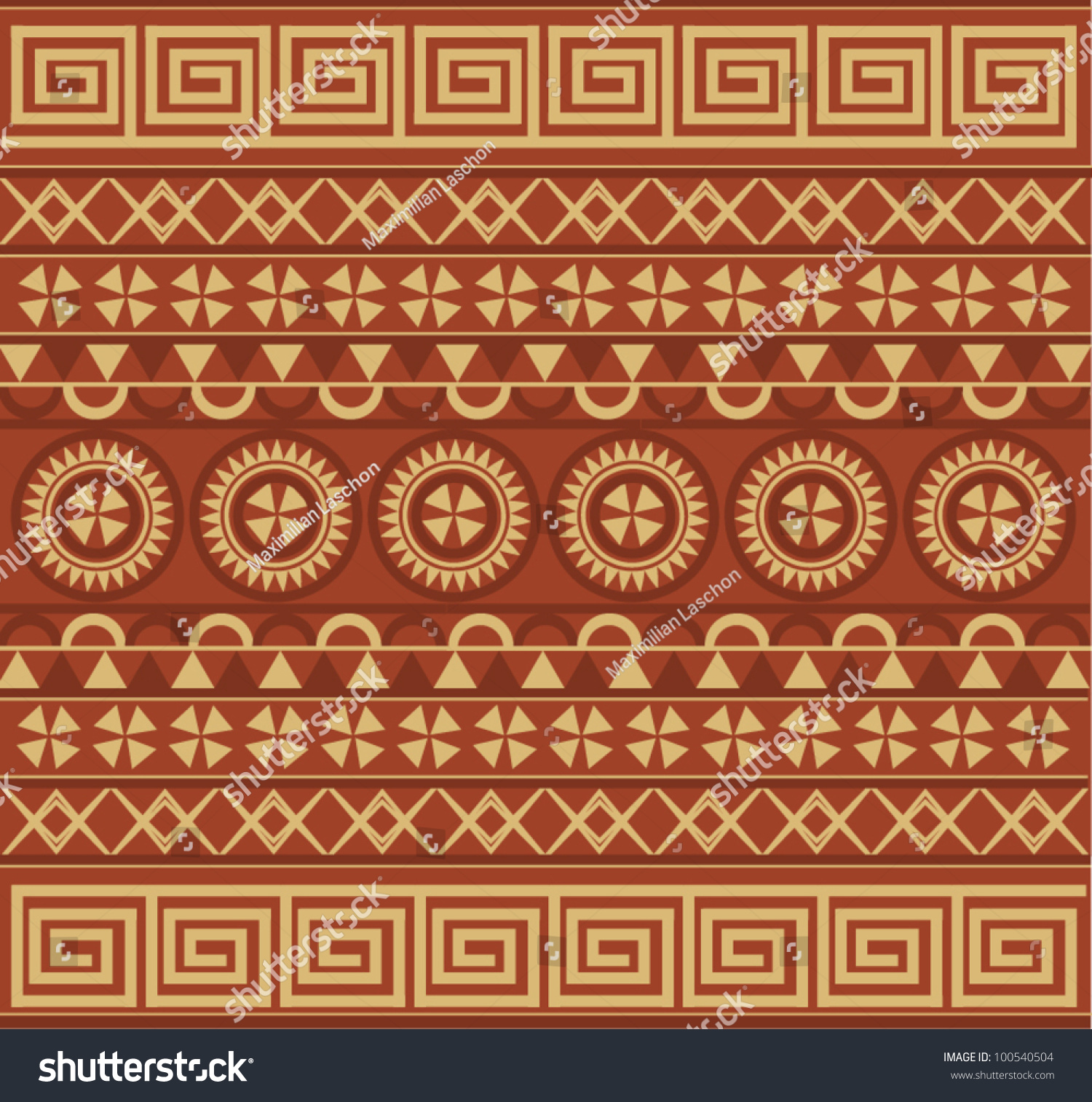 Ancient Old Pattern Stock Vector (Royalty Free) 100540504 | Shutterstock