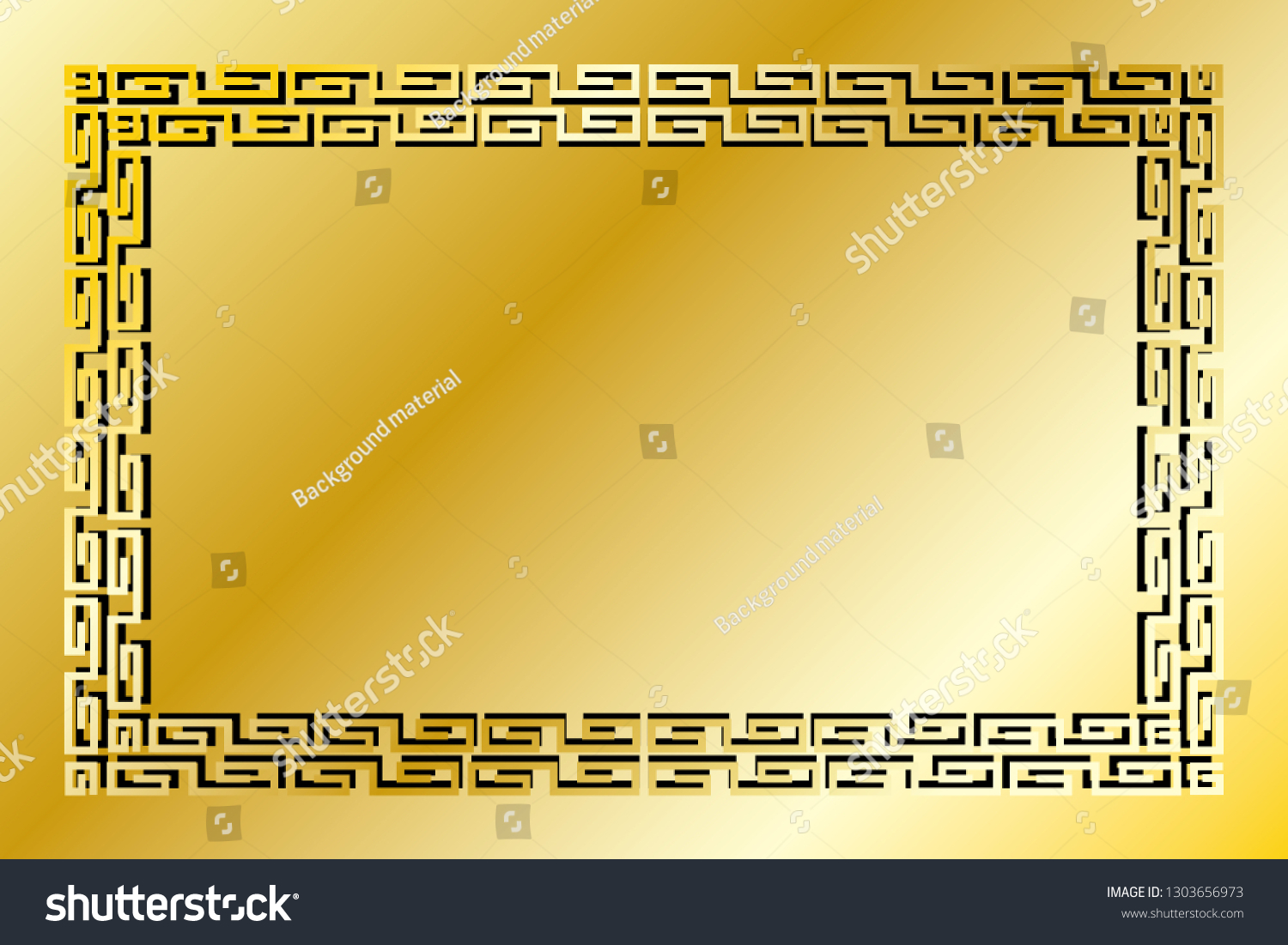 Ancient Patterned Wind Frame Hieroglyphs Traditional Stock Vector Royalty Free 1303656973