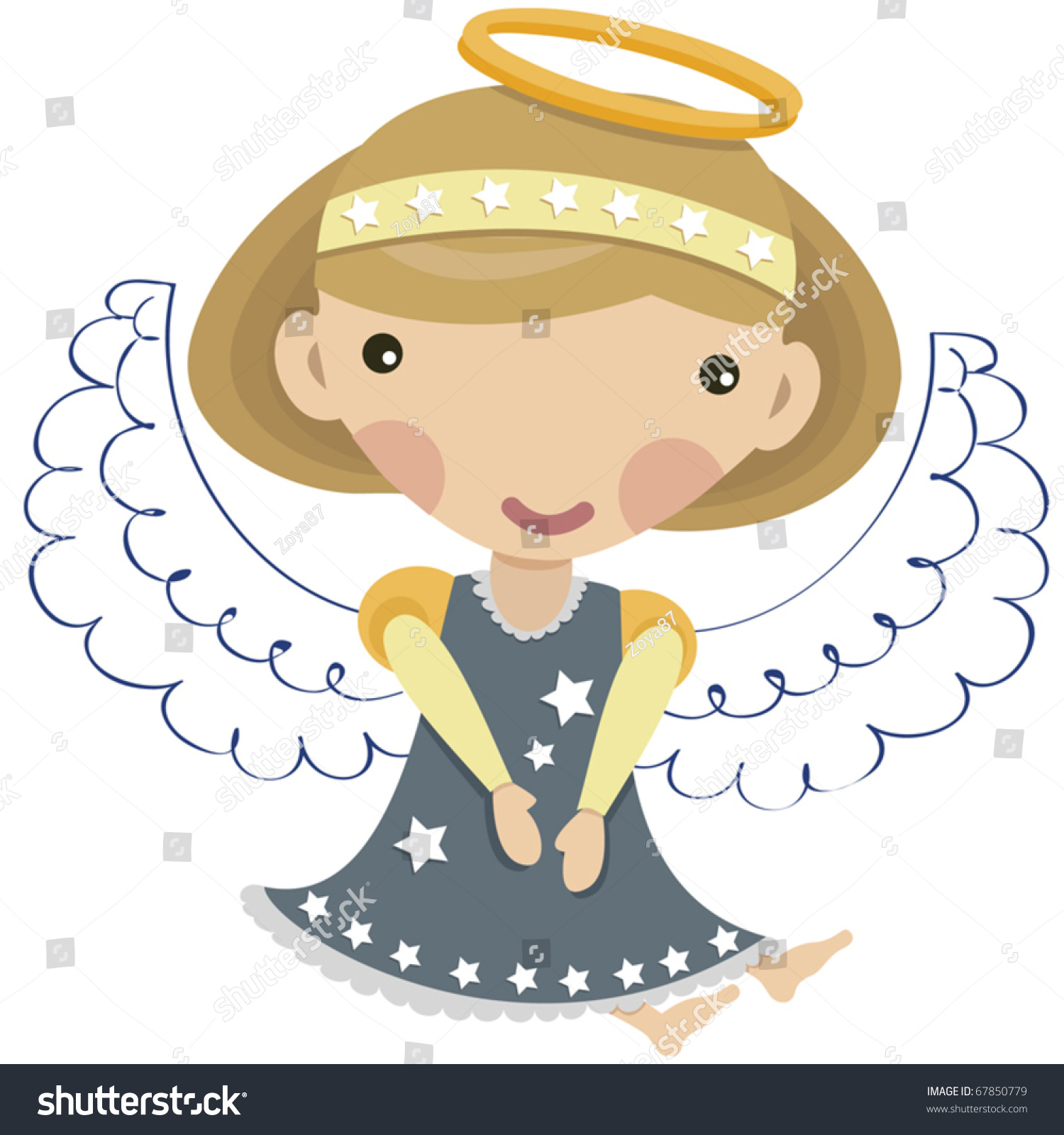 Angel Stock Vector Illustration 67850779 : Shutterstock