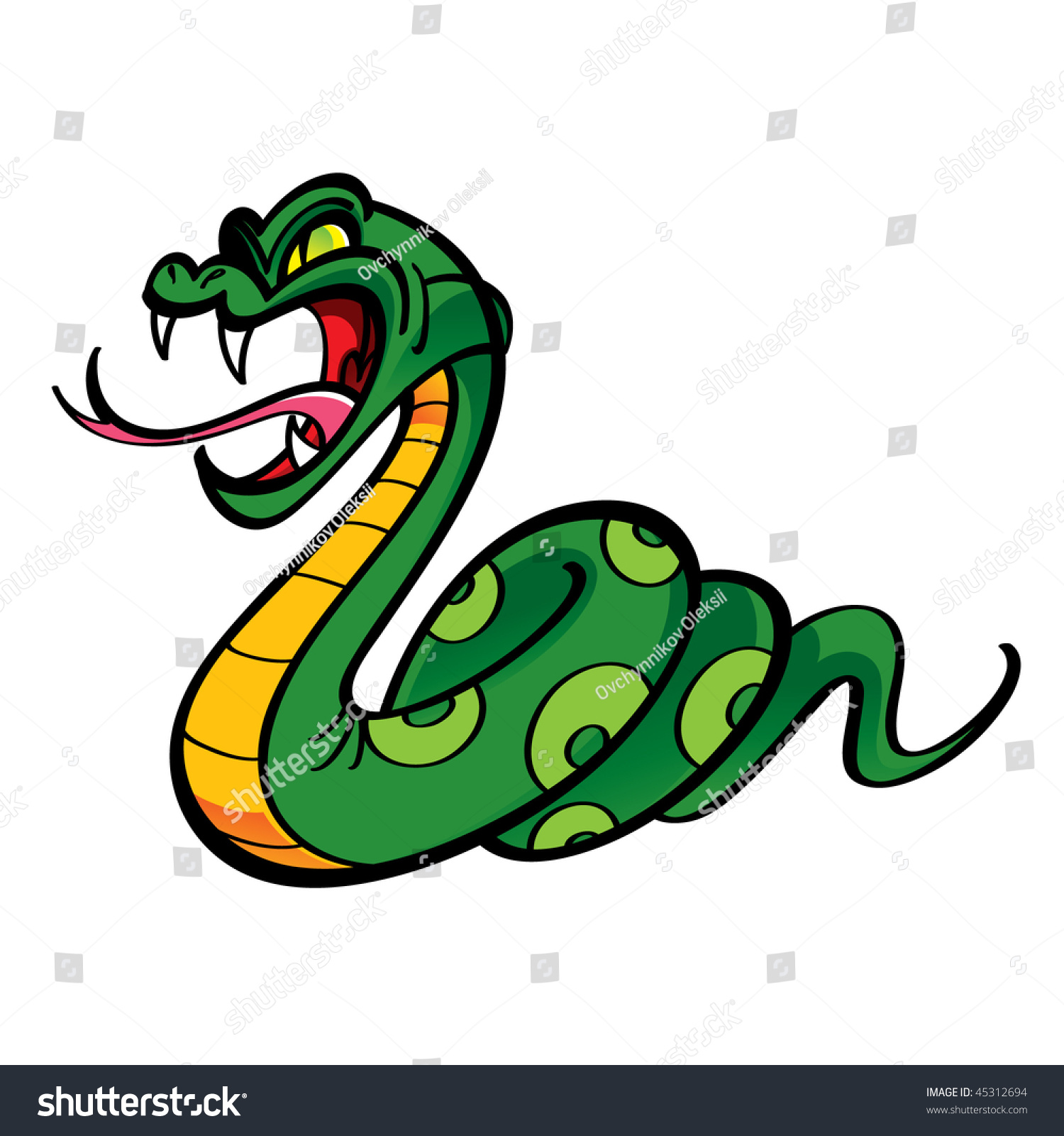 SVG of Angry Snake svg