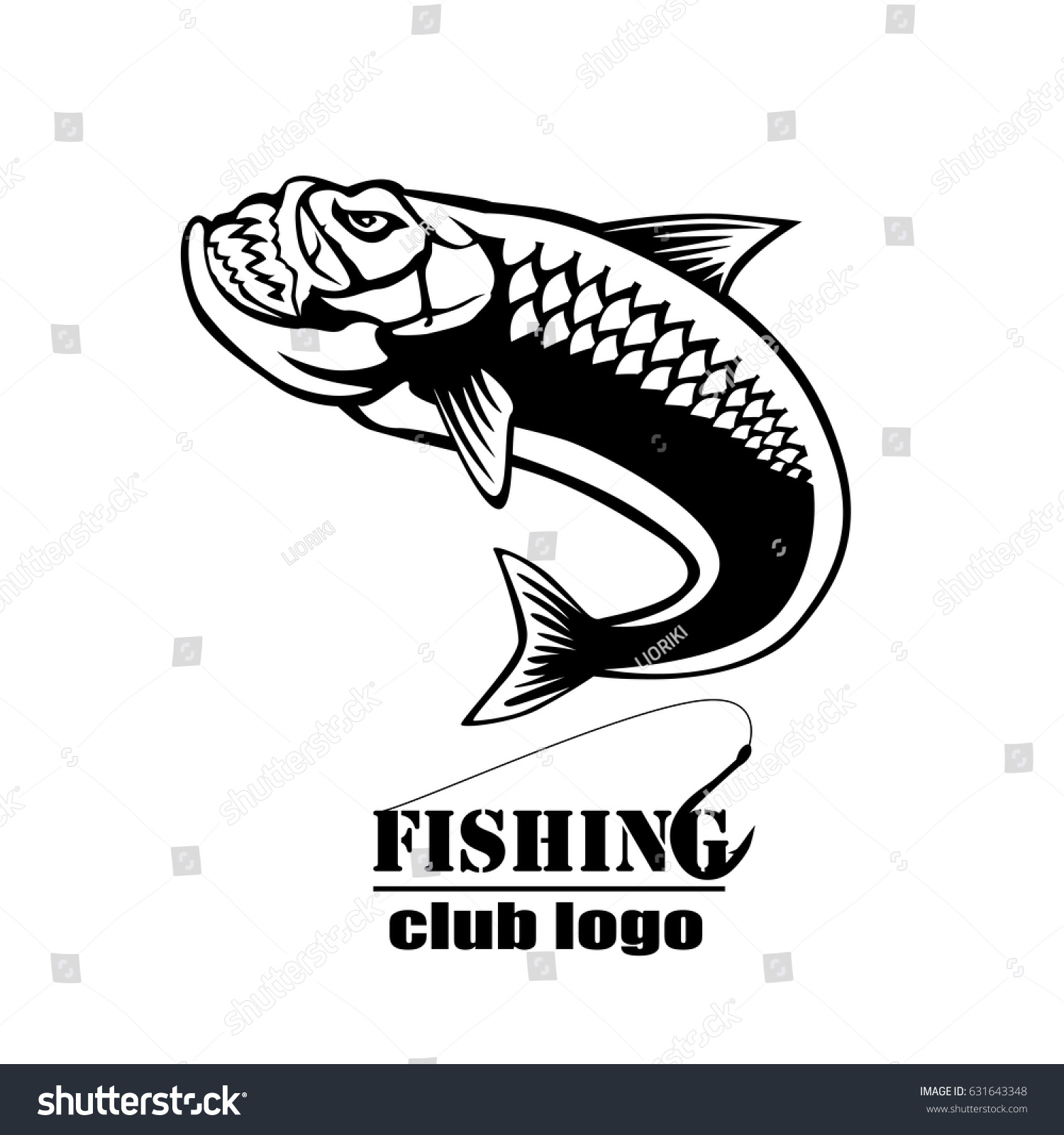 Angry Tarpon Fish Logo Tarpon Fishing Stock Vector 631643348 - Shutterstock