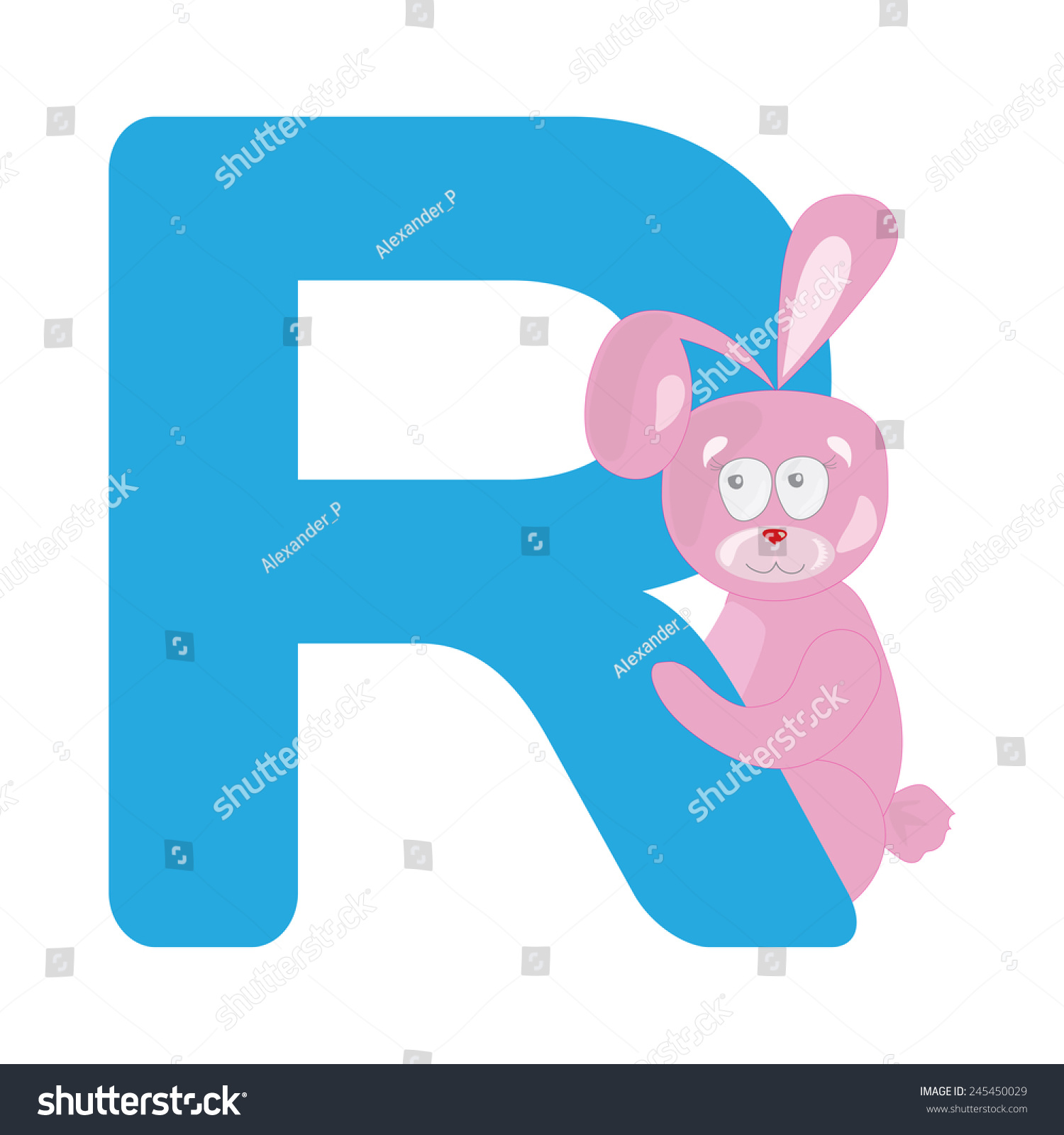 Animal Alphabet Vector Illustration Stock Vector (Royalty Free ...