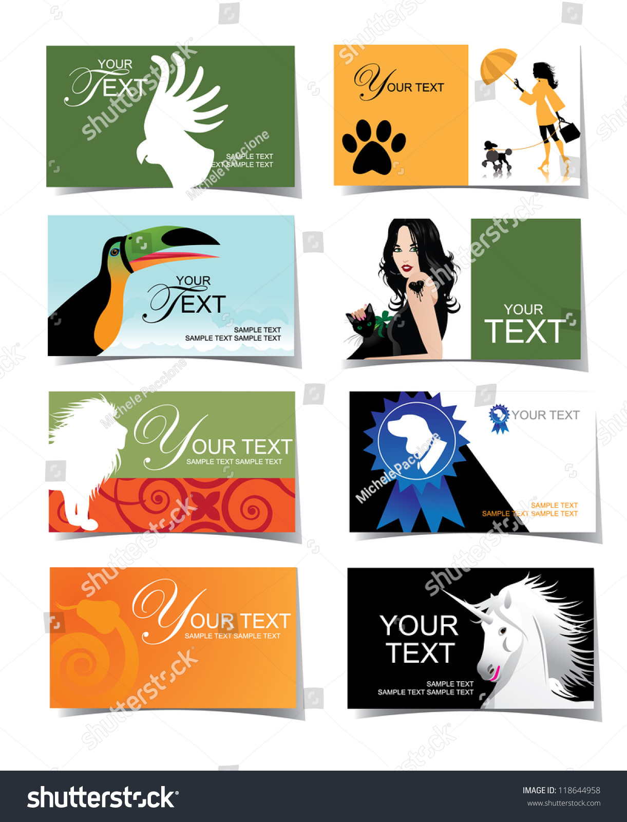 veterinary business cards