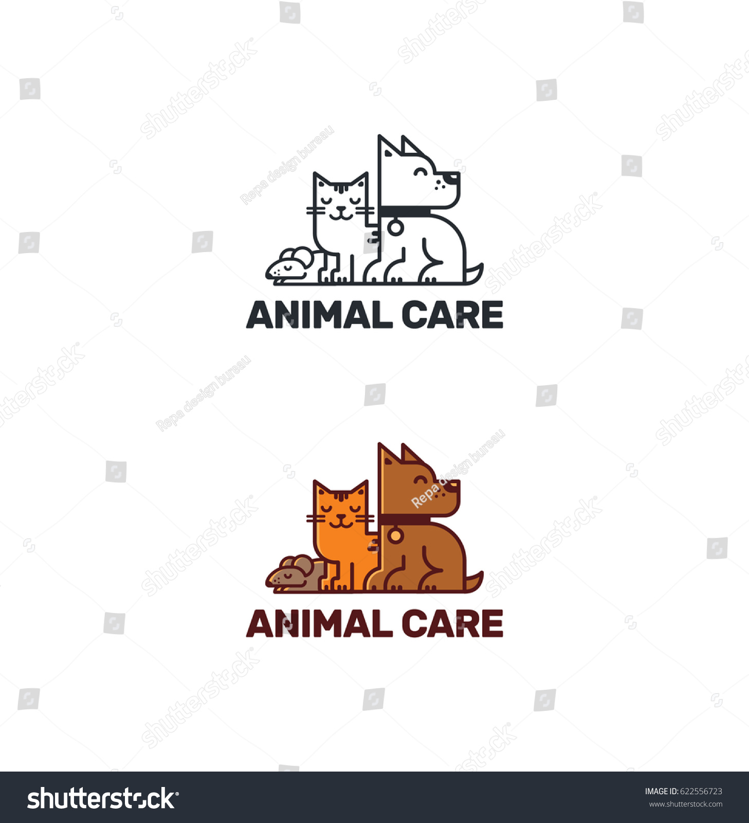 Animal Care Logo Template Stock Vector Royalty Free 622556723   Stock Vector Animal Care Logo Template 622556723 