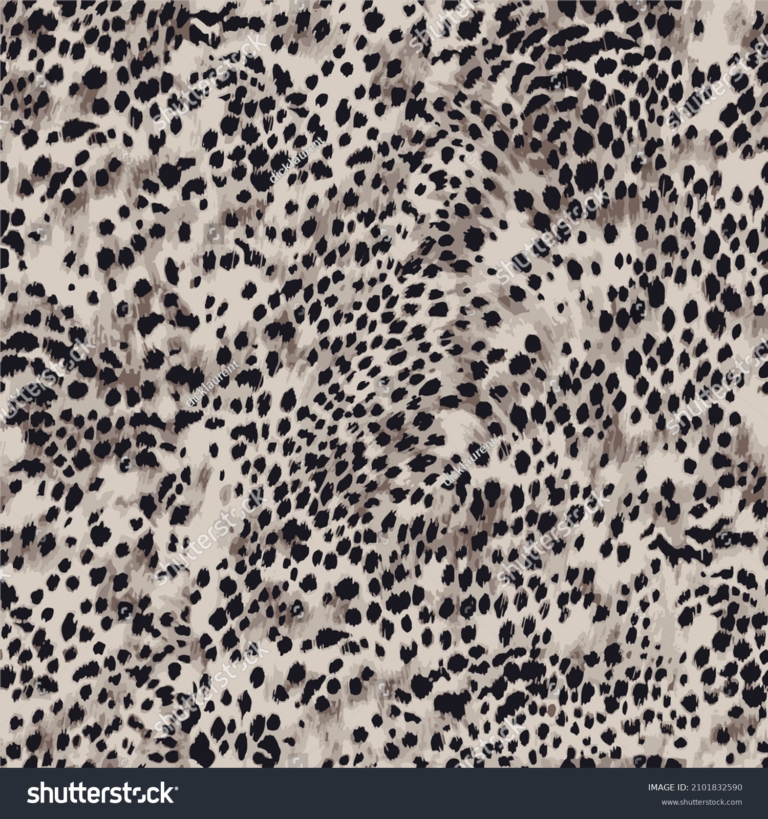 SVG of animal skin pattern leopard leather seamless design svg