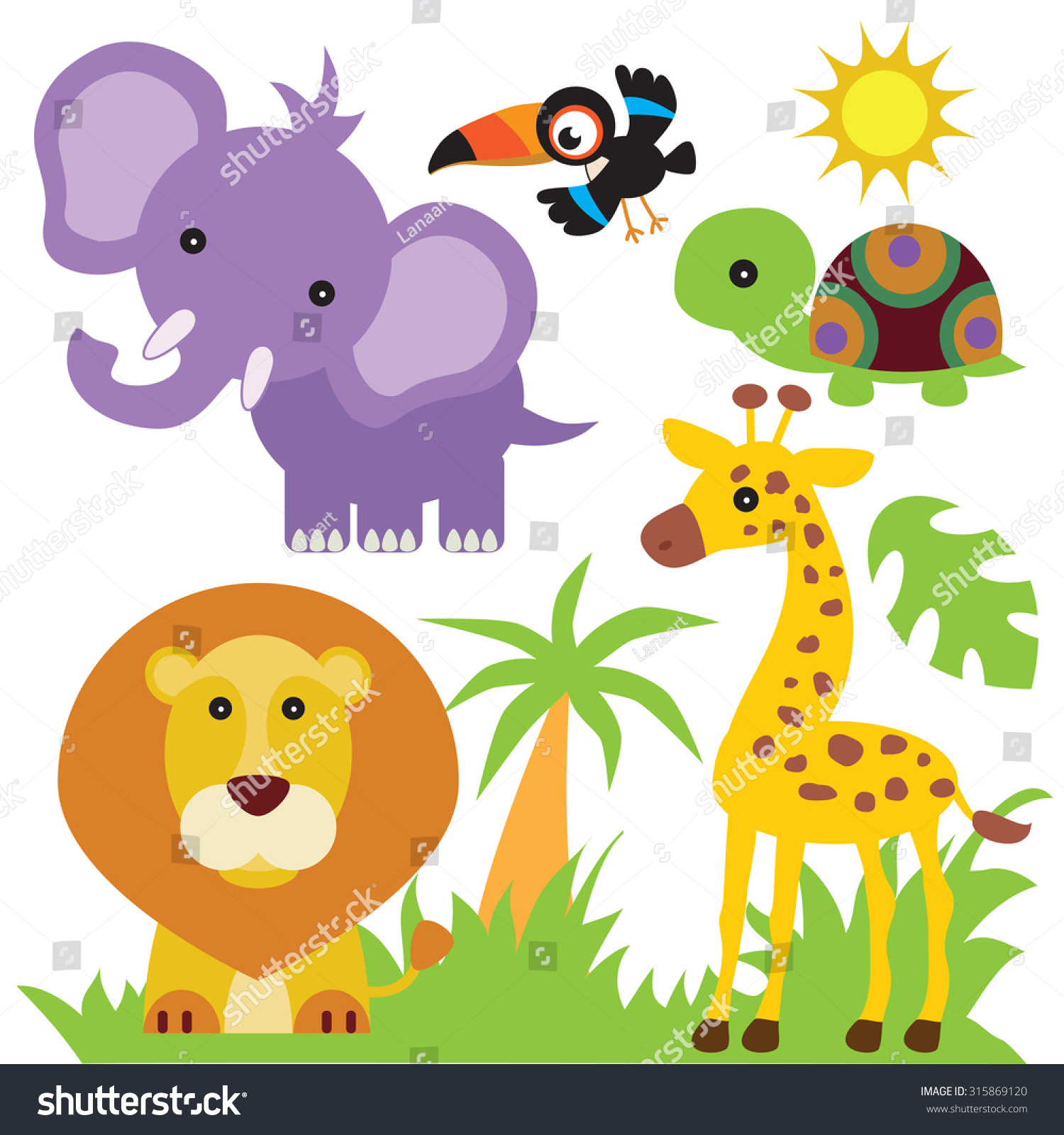 Animal Vector Illustration - 315869120 : Shutterstock