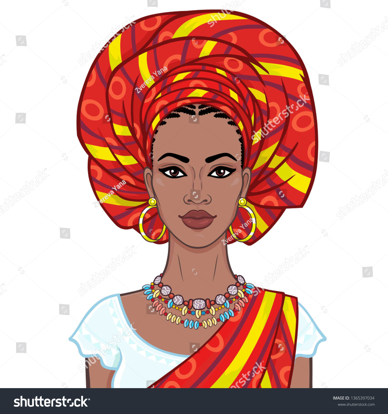 Beautiful Black Girl Animation