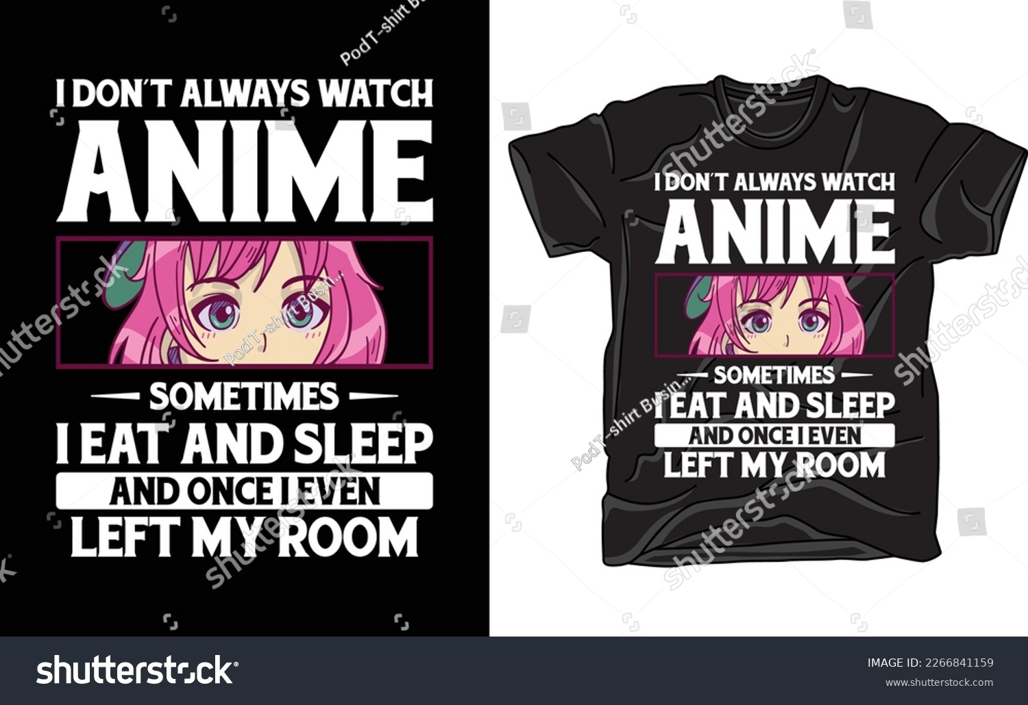 SVG of Anime eat and sleep T shirt svg