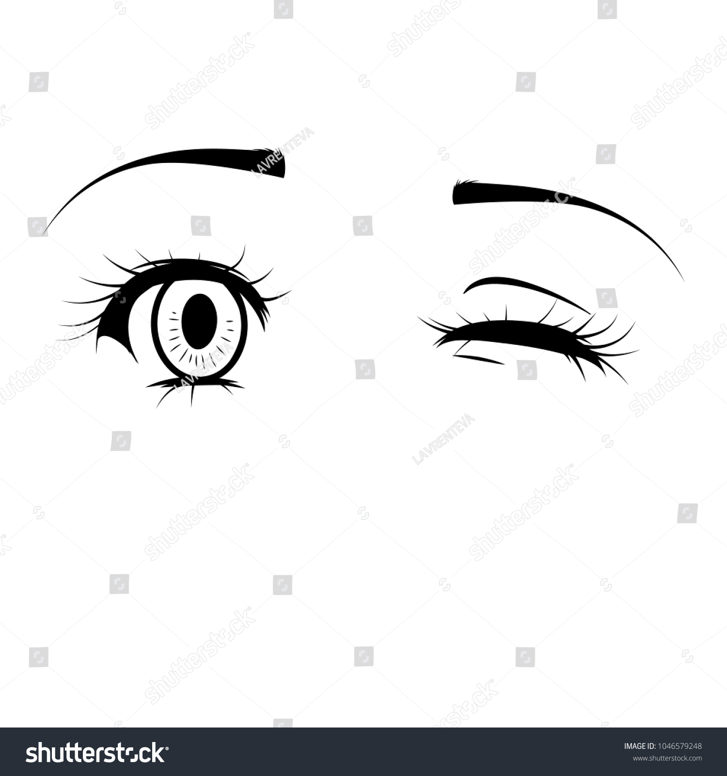 How To Draw Anime Girl Eyes - Howto Techno