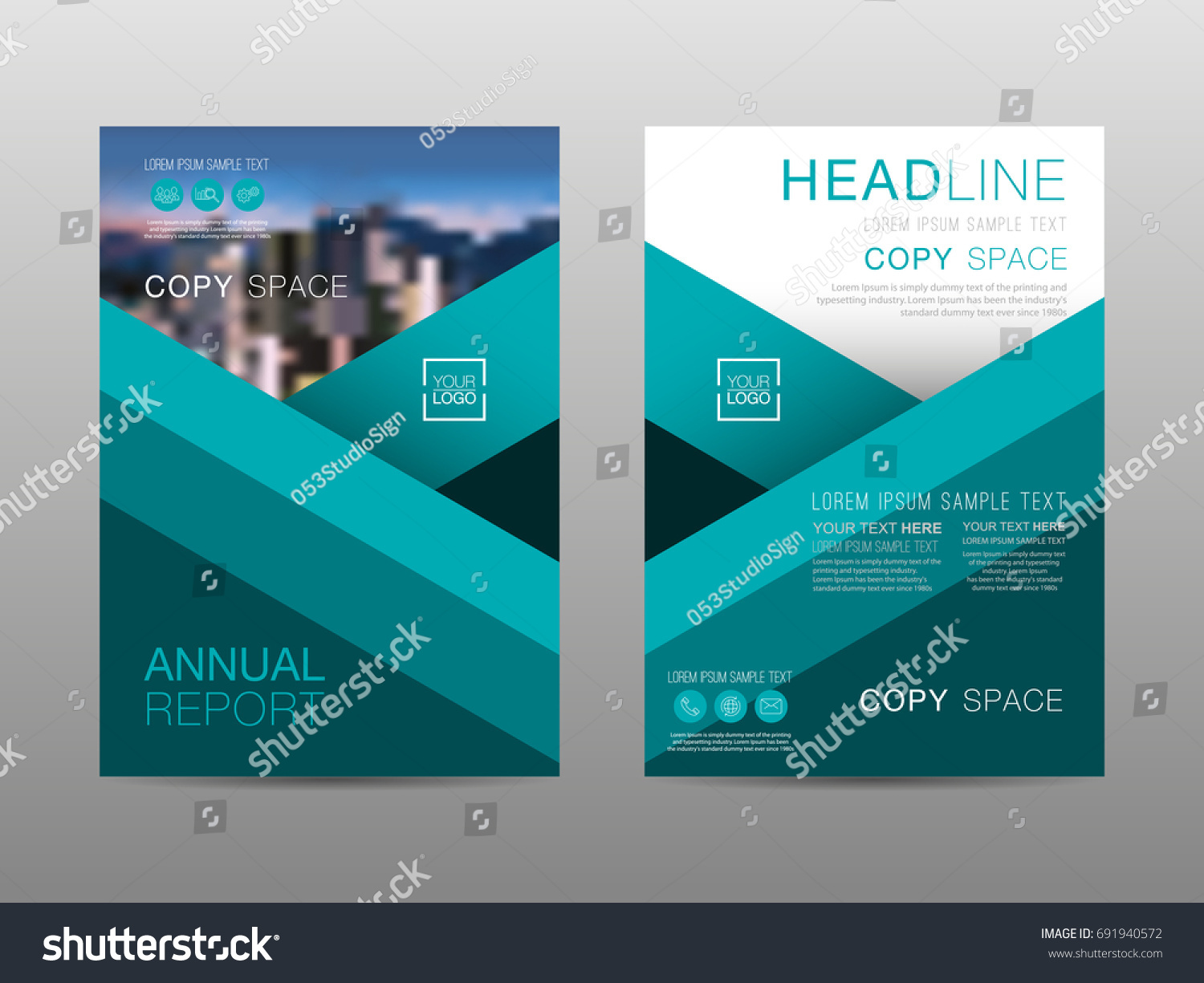 template for advertising poster